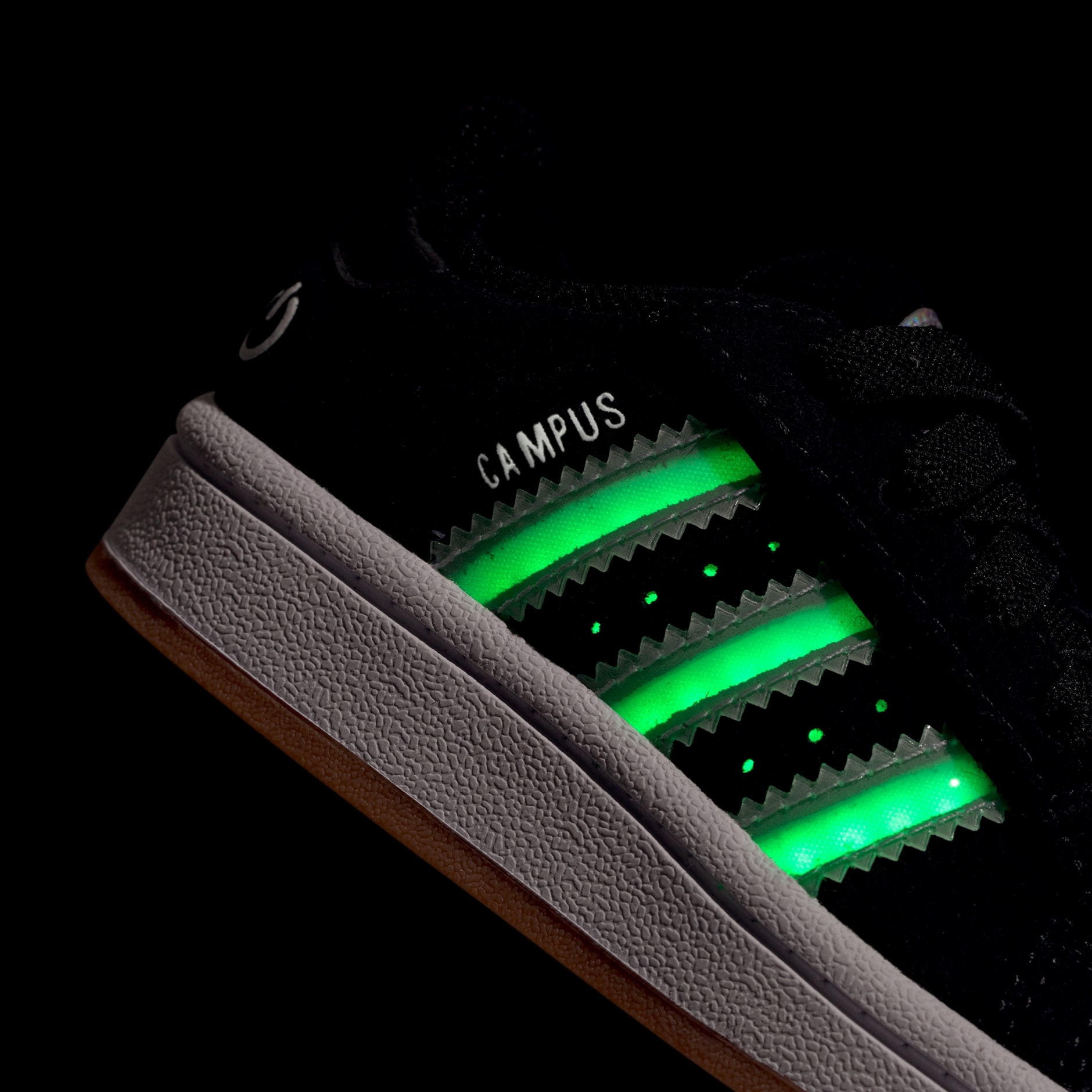 Campus 00s Led Lights Comfort Closure Elastic Lace Shoes Kids