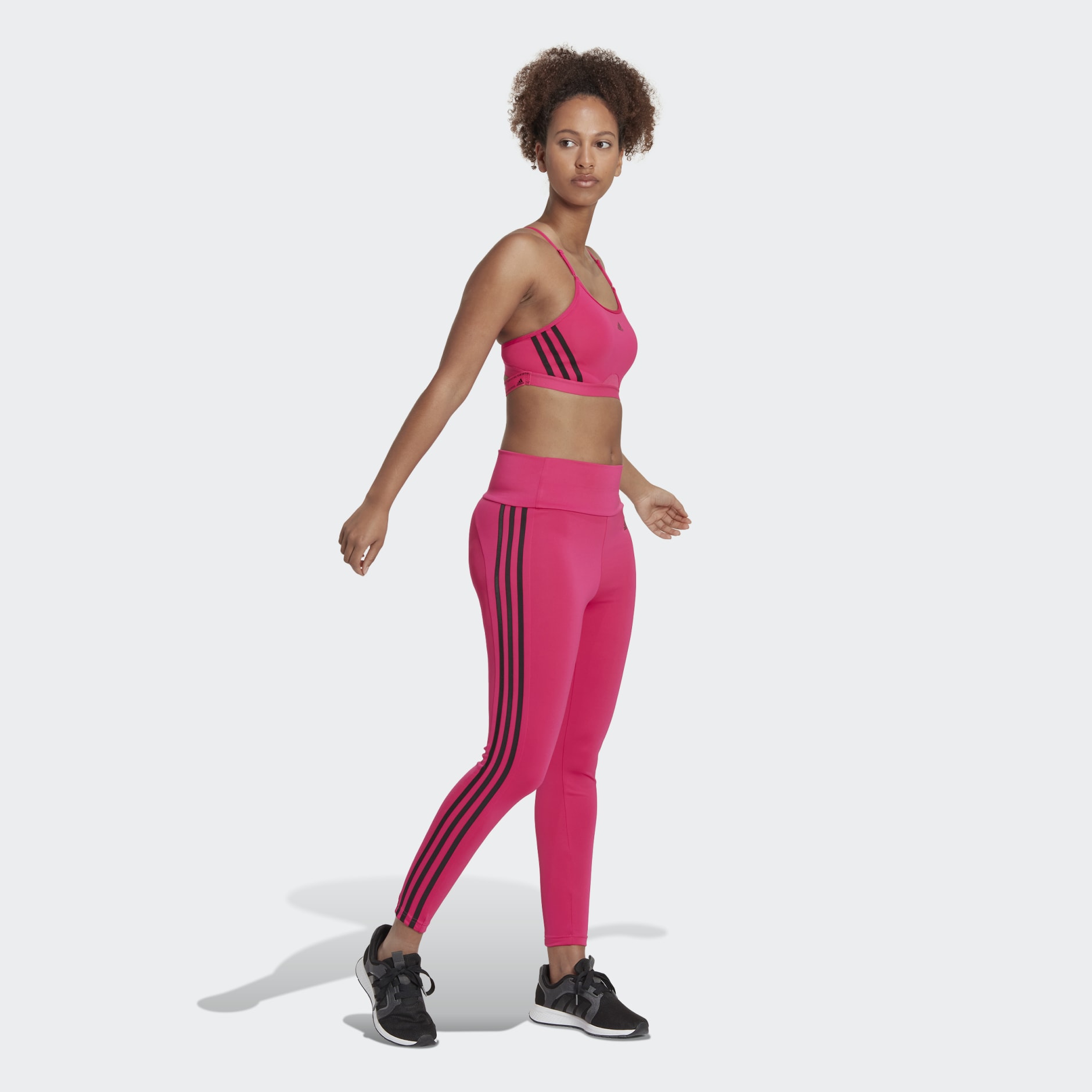 حمالة الصدر adidas Aeroreact Training Light-Support 3-Stripes