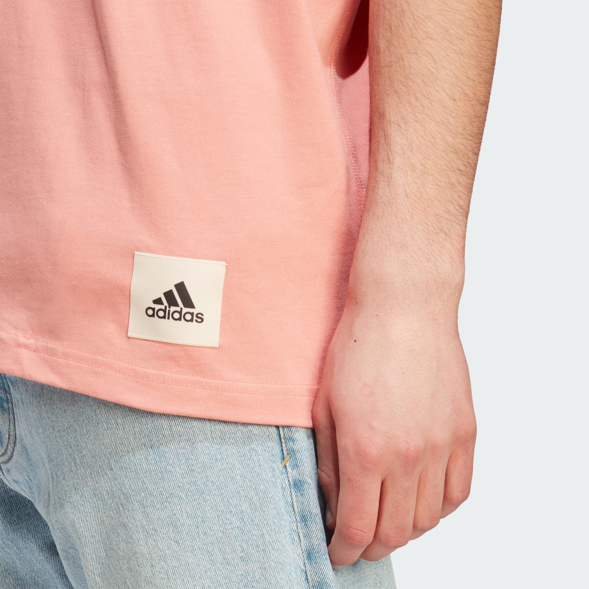 Pink adidas cheap mens t shirt