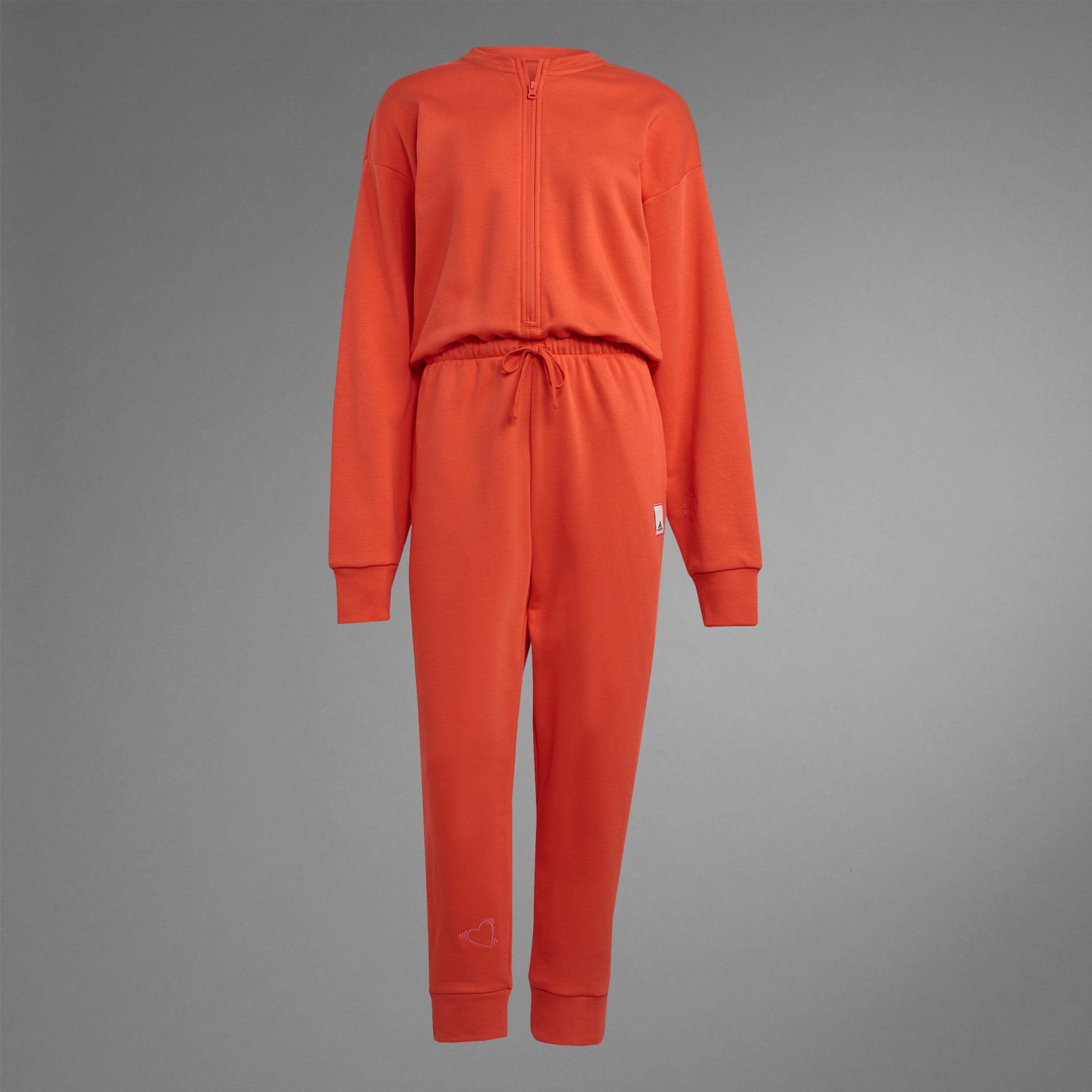 Women's Clothing - Valentine's Day Jumpsuit - Red | adidas Egypt