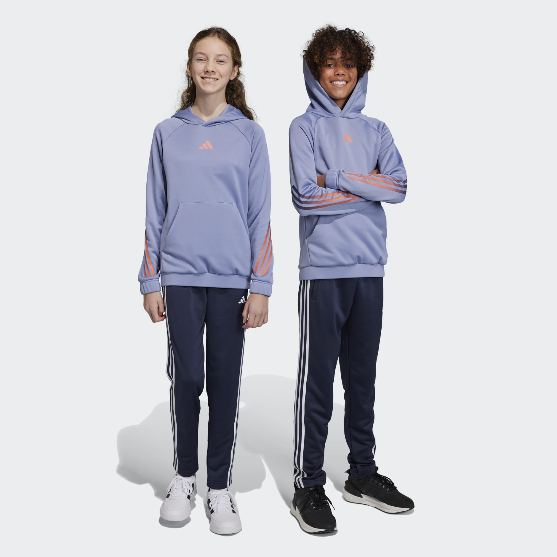 Adidas Boys 2-Piece Active Jacket and Pants Set 4T/Blue - Walmart.com