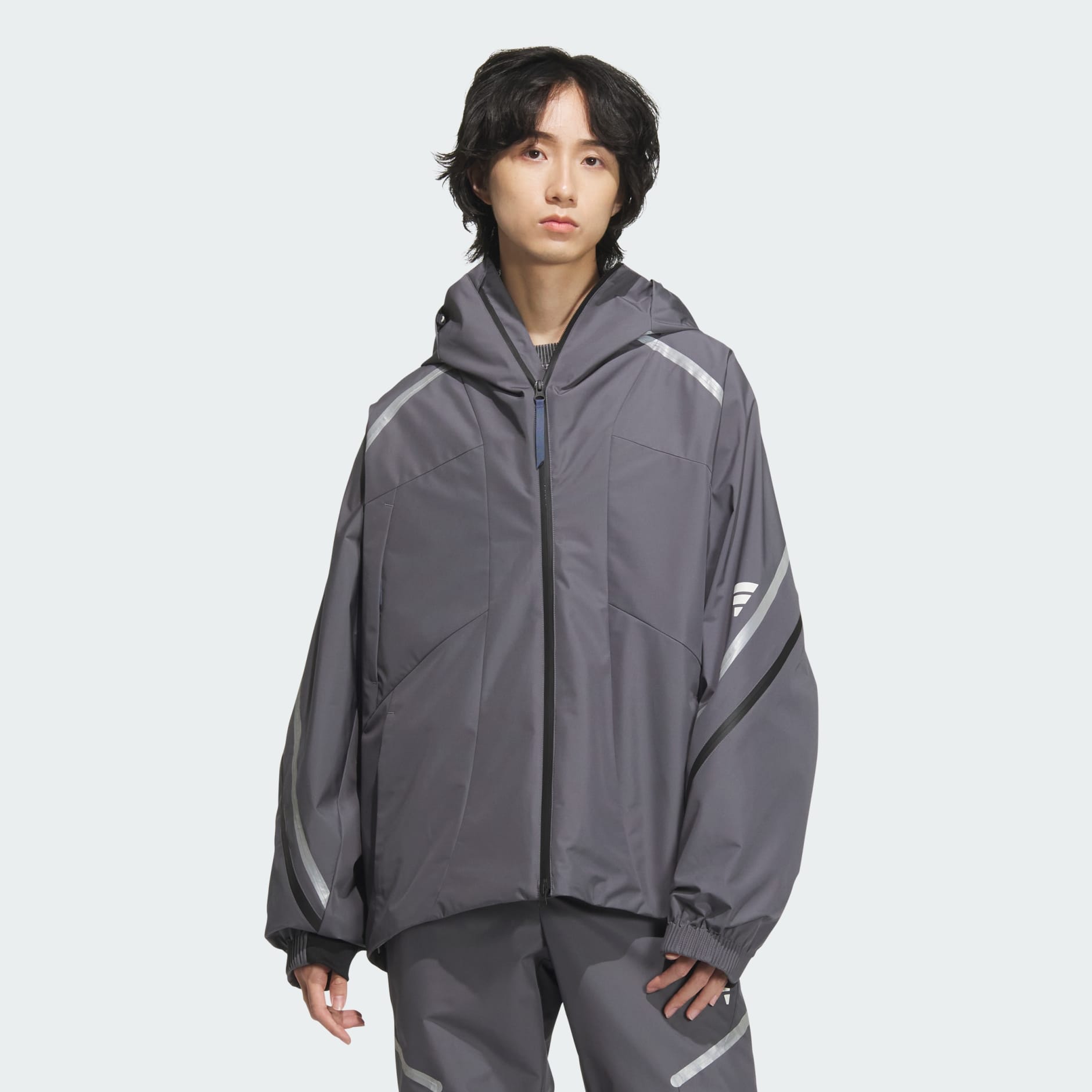 Future Style Pre Woven Jacket - Grey | adidas Hong Kong