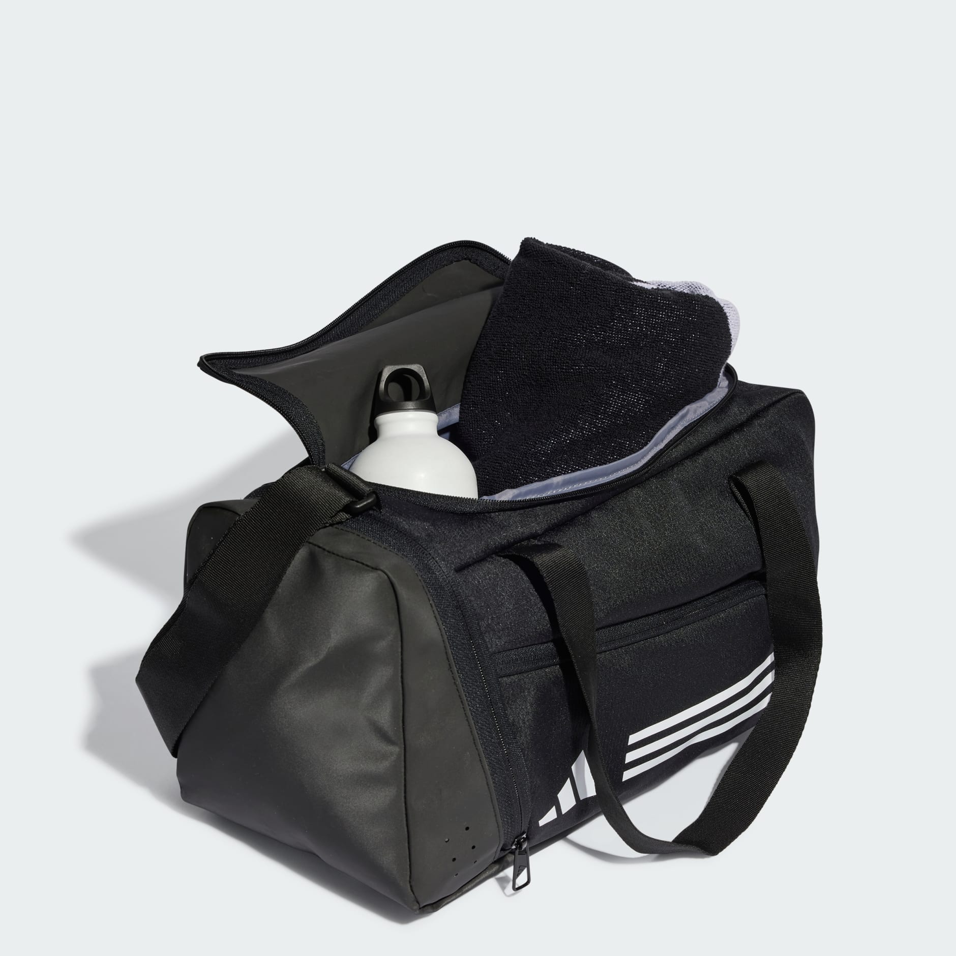 adidas Essentials 3 Stripes Duffel Bag XSmall Black adidas TZ