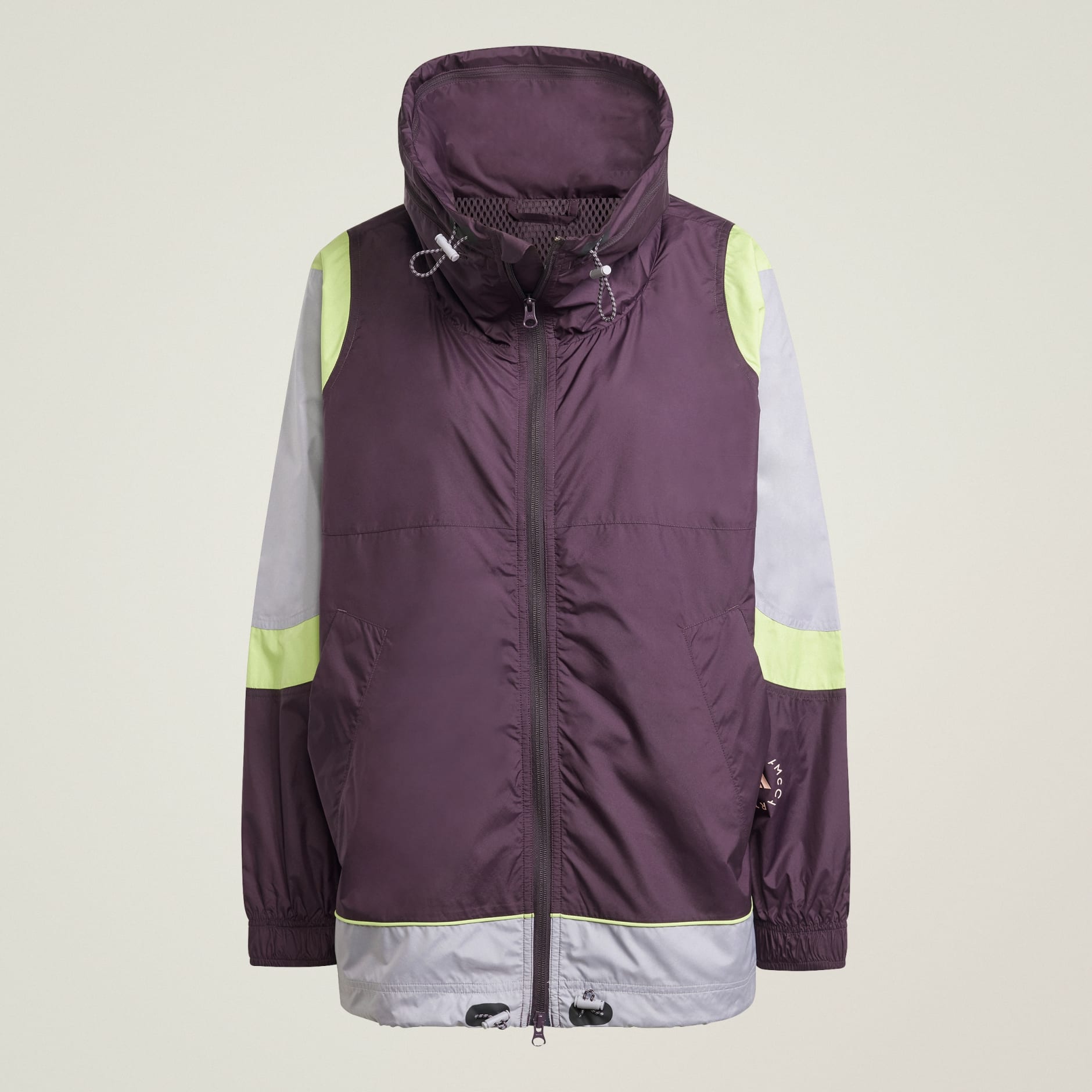 adidas adidas by Stella McCartney Woven Track Top - Red adidas adidas by Stella McCartney Woven Track Top - Red