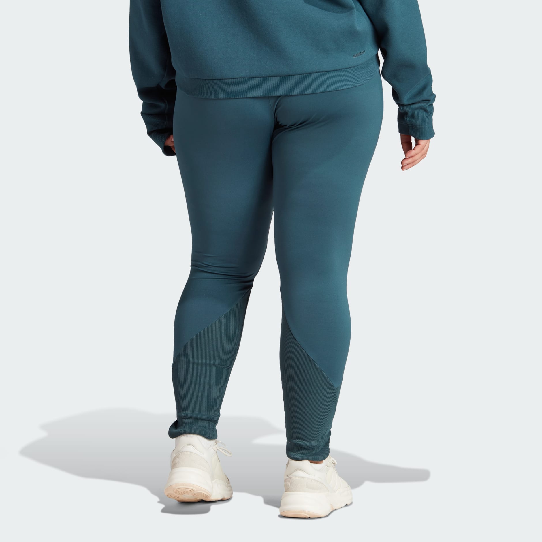 adidas Z.N.E. Leggings (Plus Size) - Turquoise
