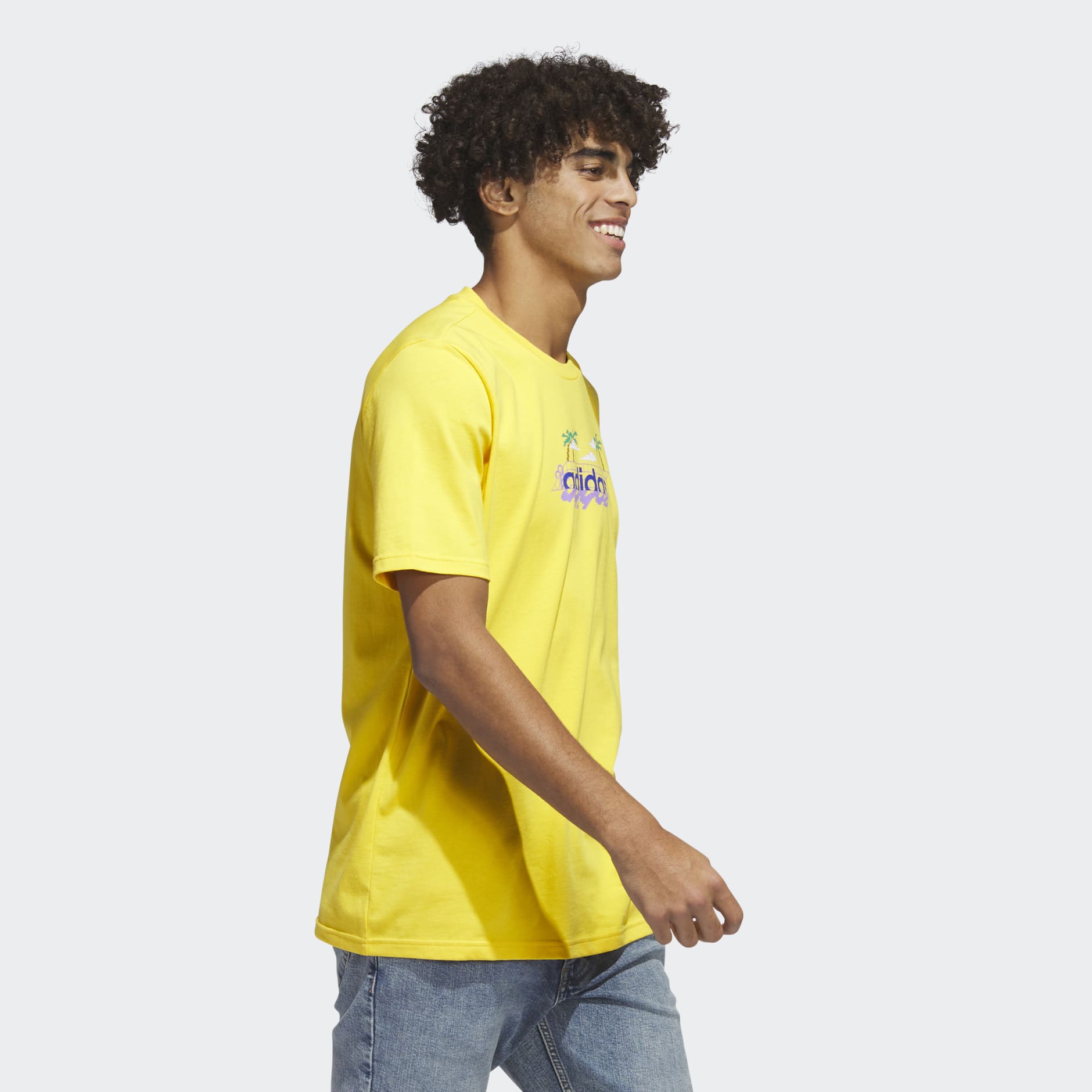 تيشيرت Linear Beach-Bit Short Sleeve Graphic
