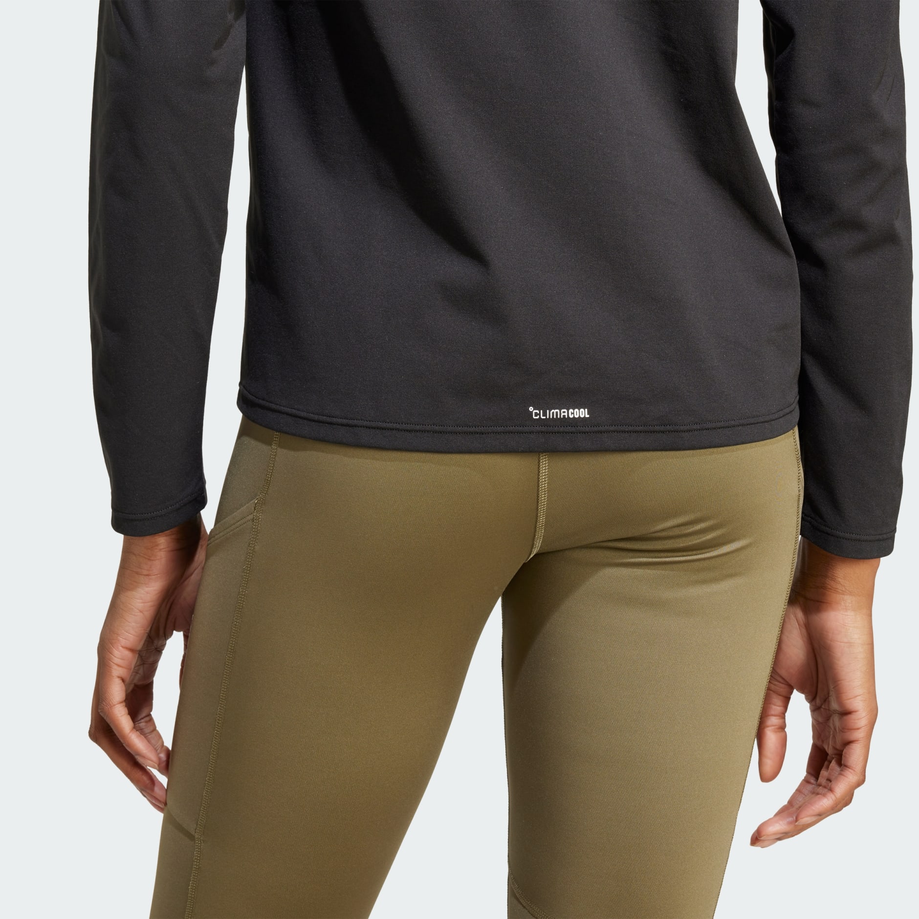 Tricou cu m&acirc;necă lungă Terrex Multi Climacool, cu fermoar 1/2