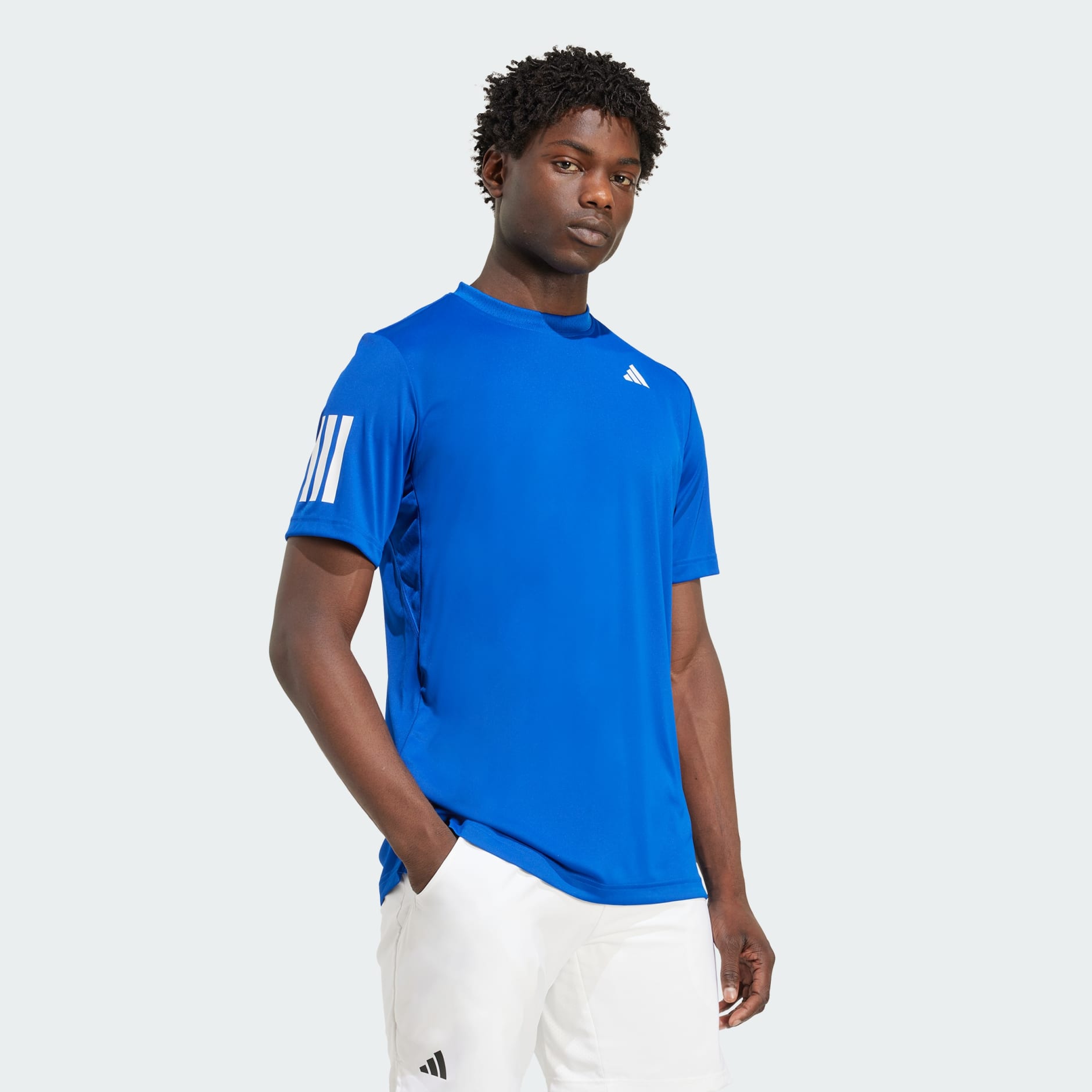 T-shirt Club Tennis Climacool 3 bandes