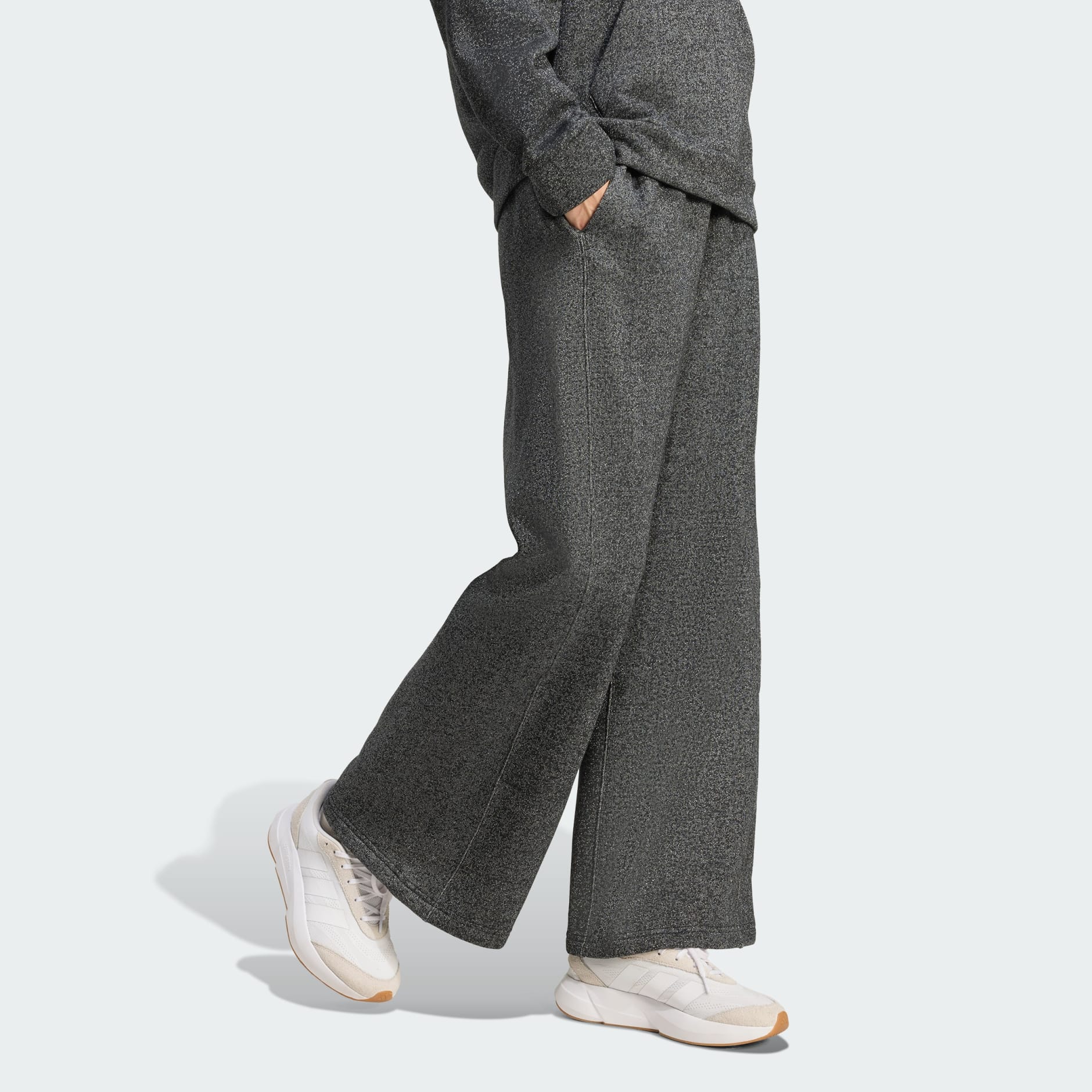 ALL SZN Holiday Glitter Fleece Loose Pants