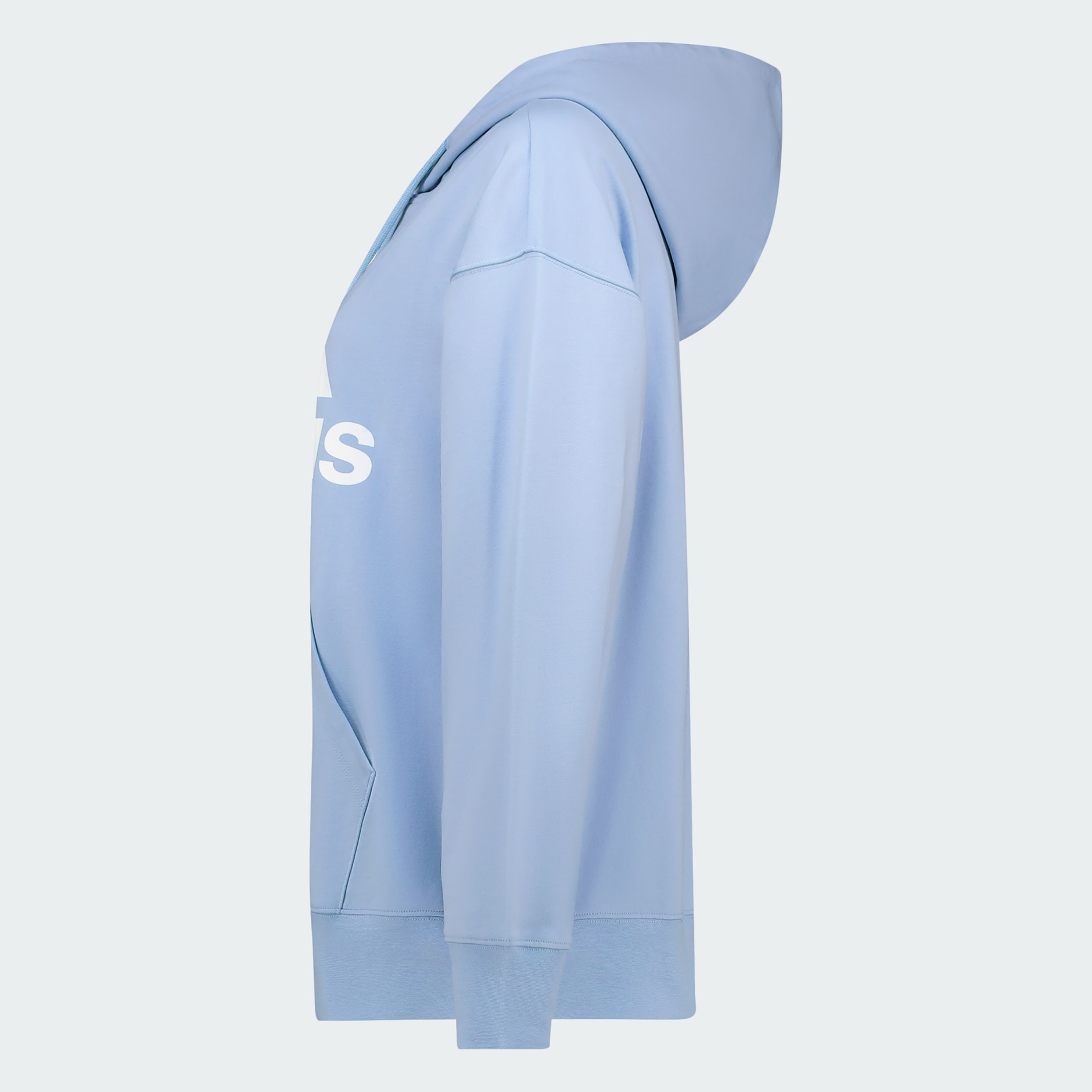 Adidas hoodie logo hot sale on sleeves