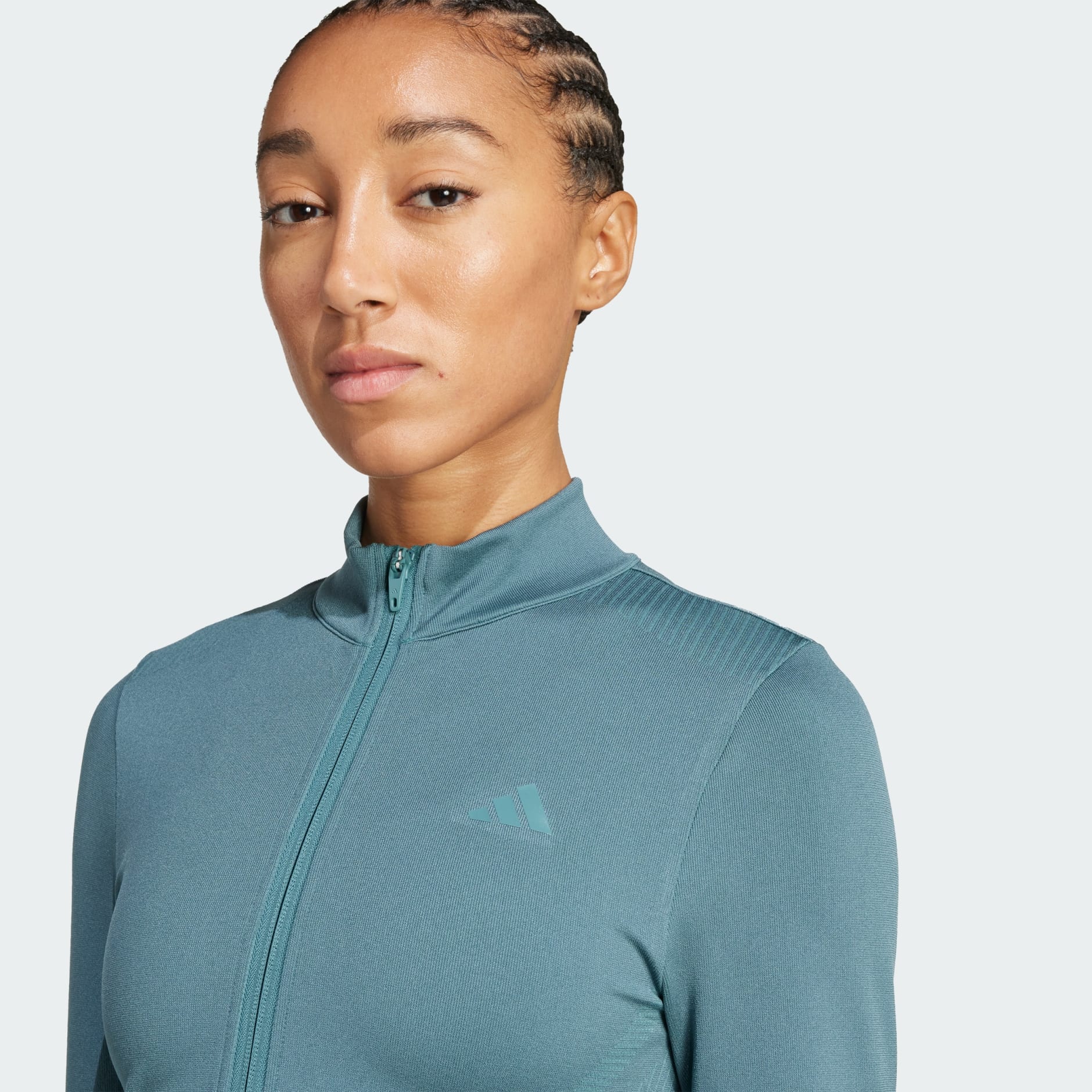 Pletena jakna s patentnim zatvaračem cijelom duljinom Workout Essentials