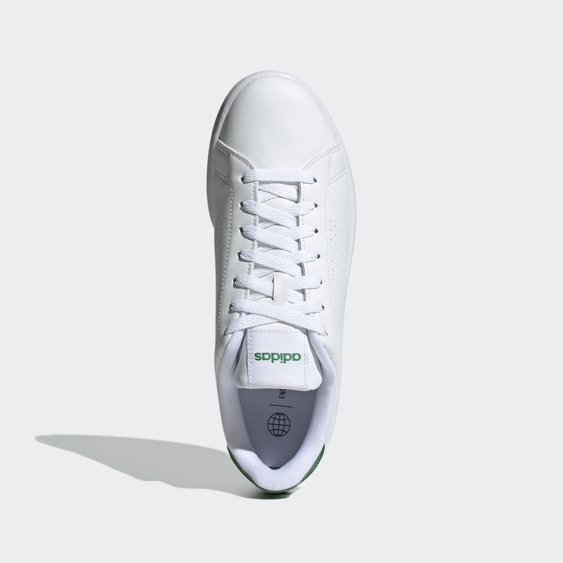 Adidas cf advantage white sale