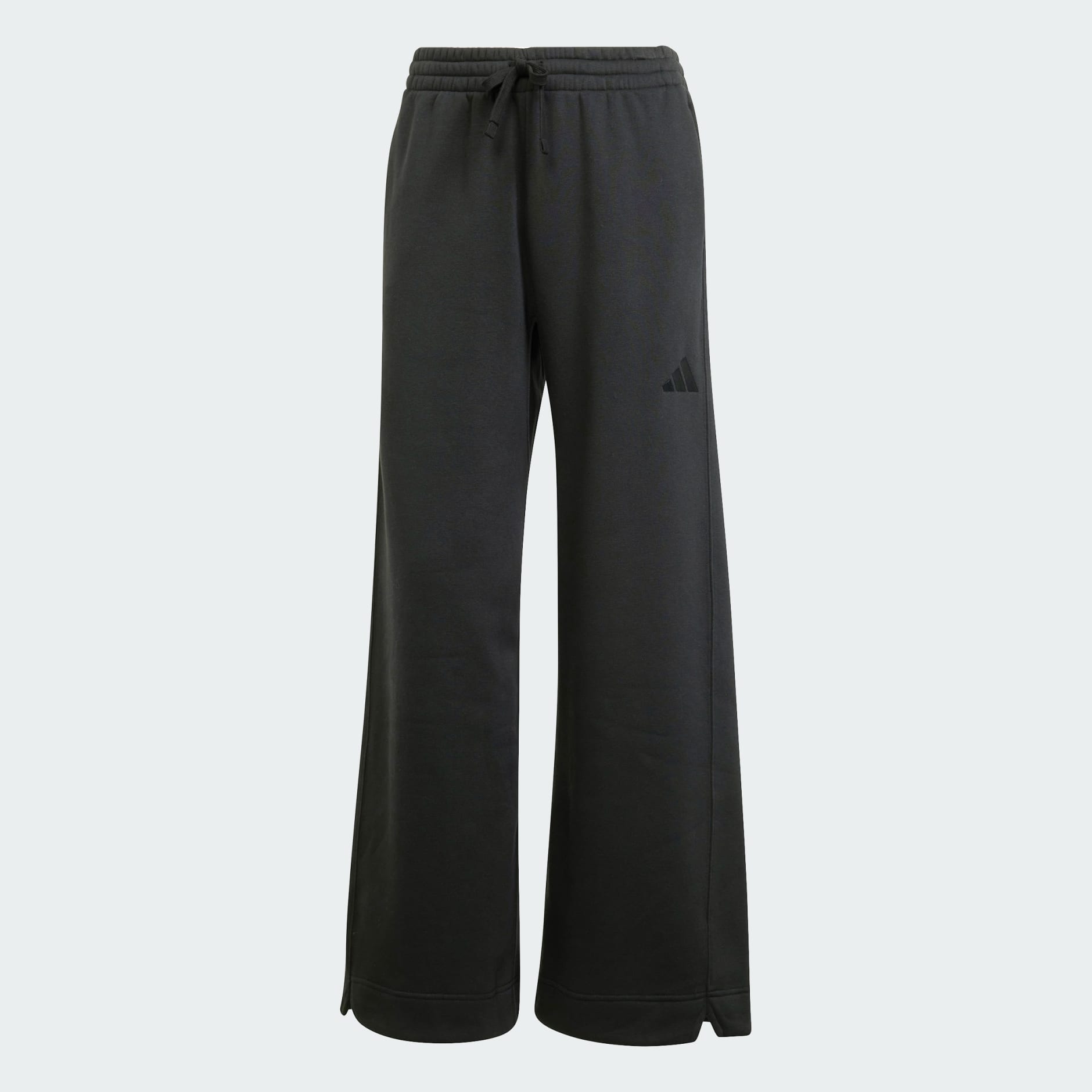 Clothing - ALL SZN Fleece Loose Wide-Leg Pants - Black | adidas Israel