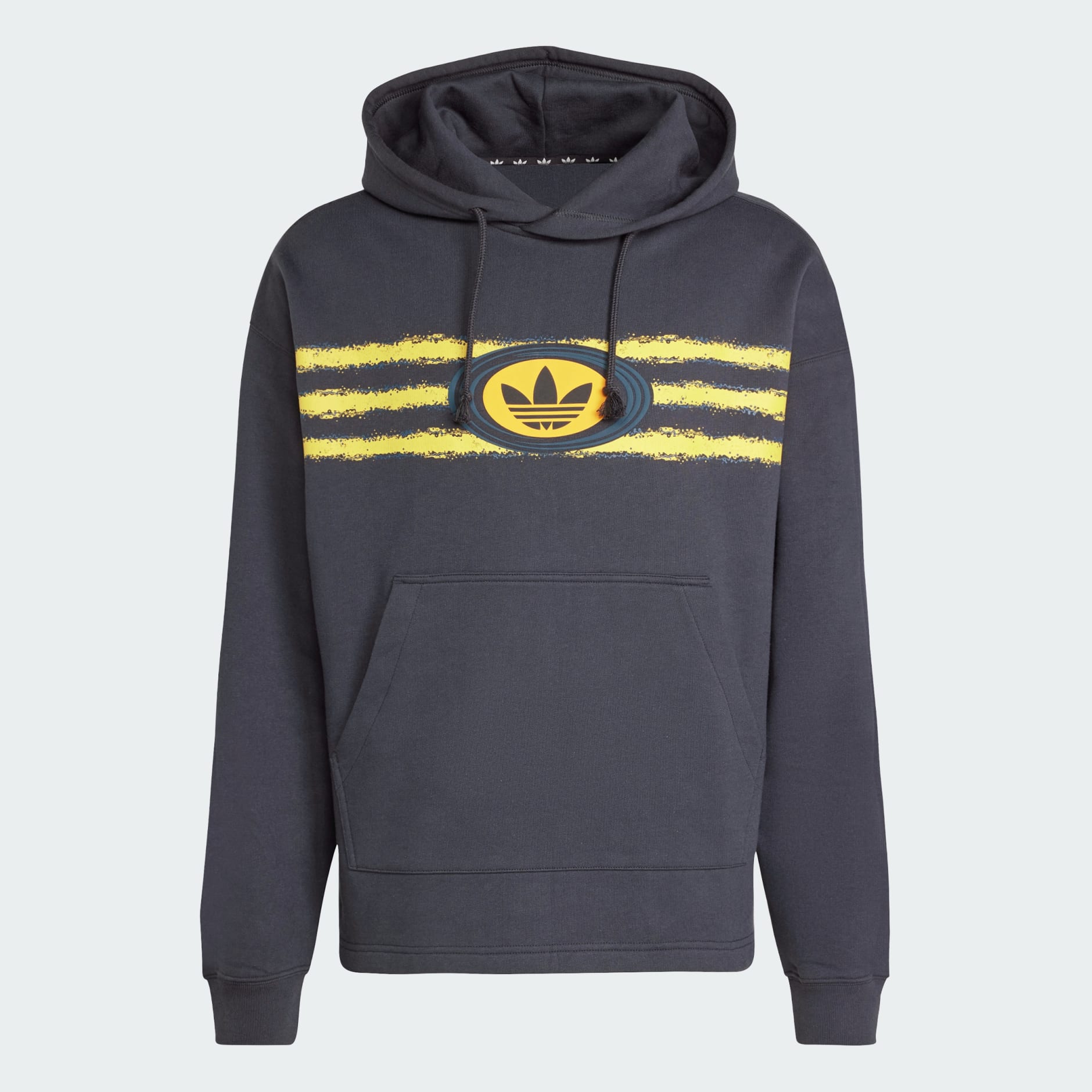 Adidas hoodie grey and shops yellow