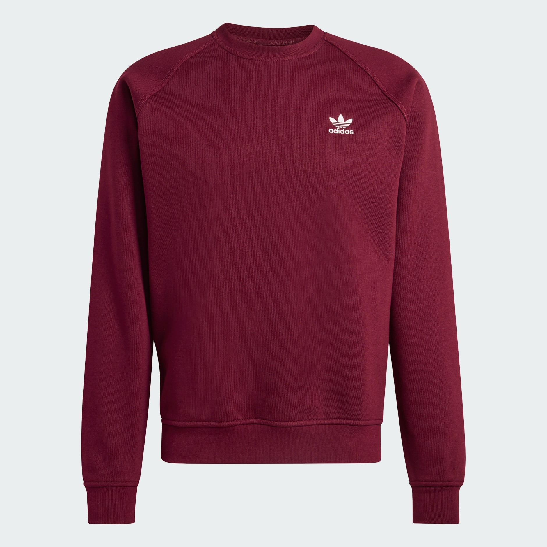 Bluză sport ESSENTIAL DIN FLEECE CU GULER ROTUND ȘI CROIALĂ STANDARD