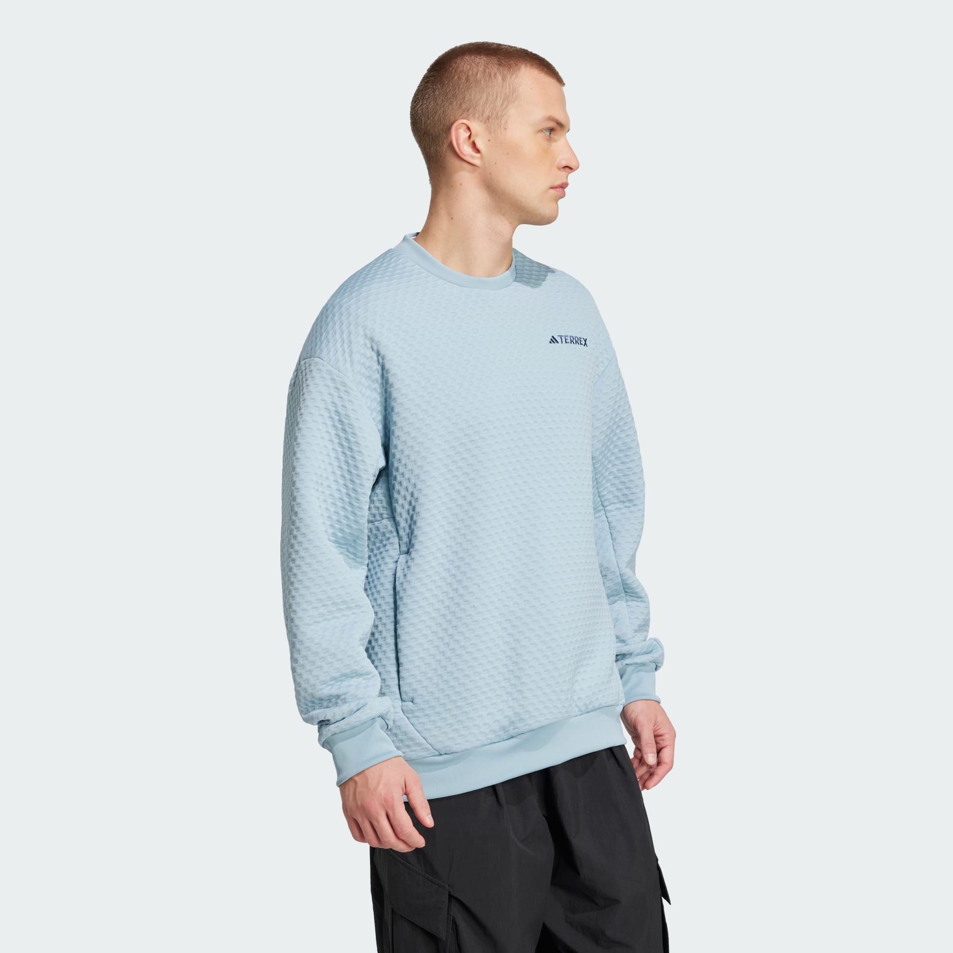 Clothing - Terrex Xploric Crewneck Sweater - Grey | adidas South