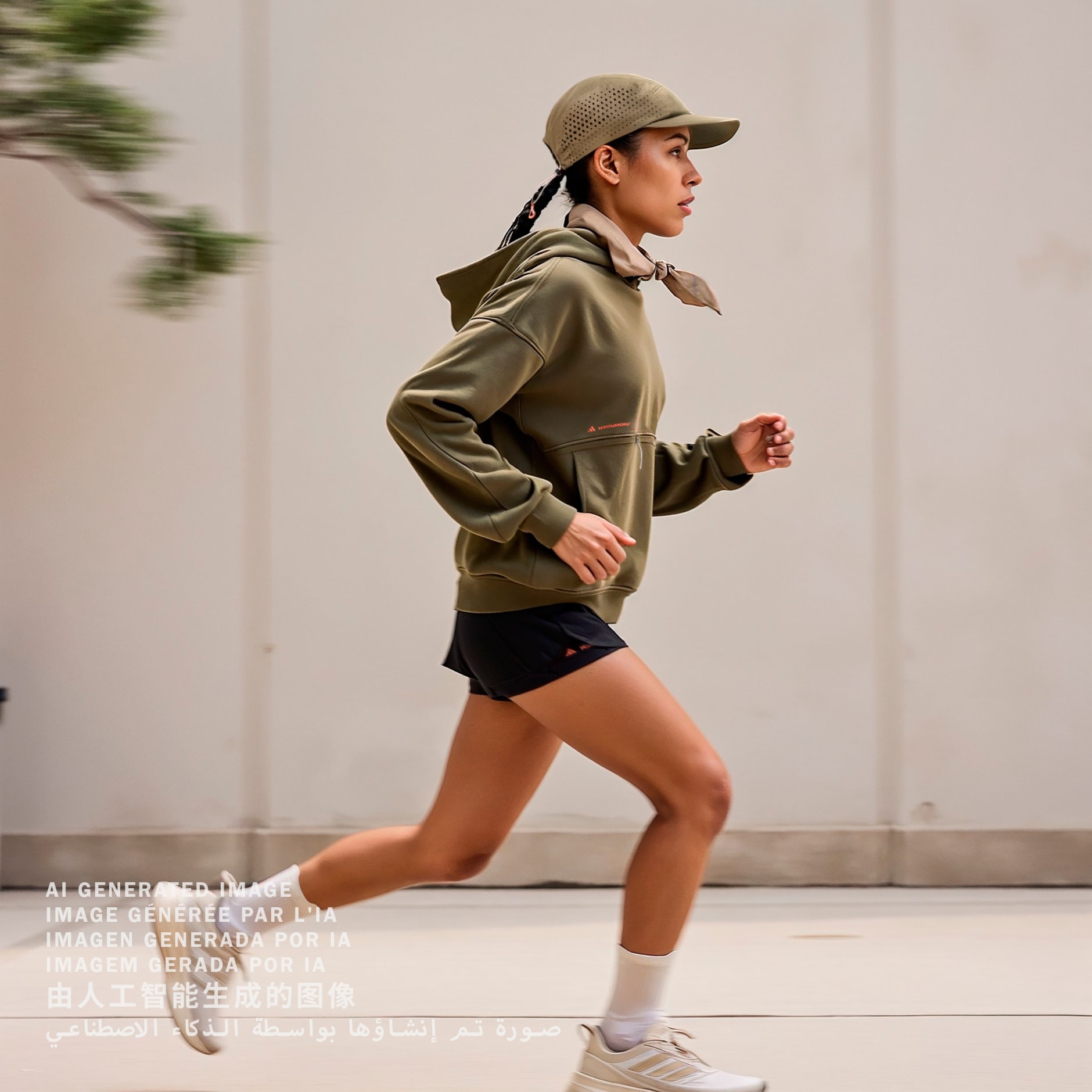 Adi365 H.Koumori Running Hoodie (Gender Neutral)