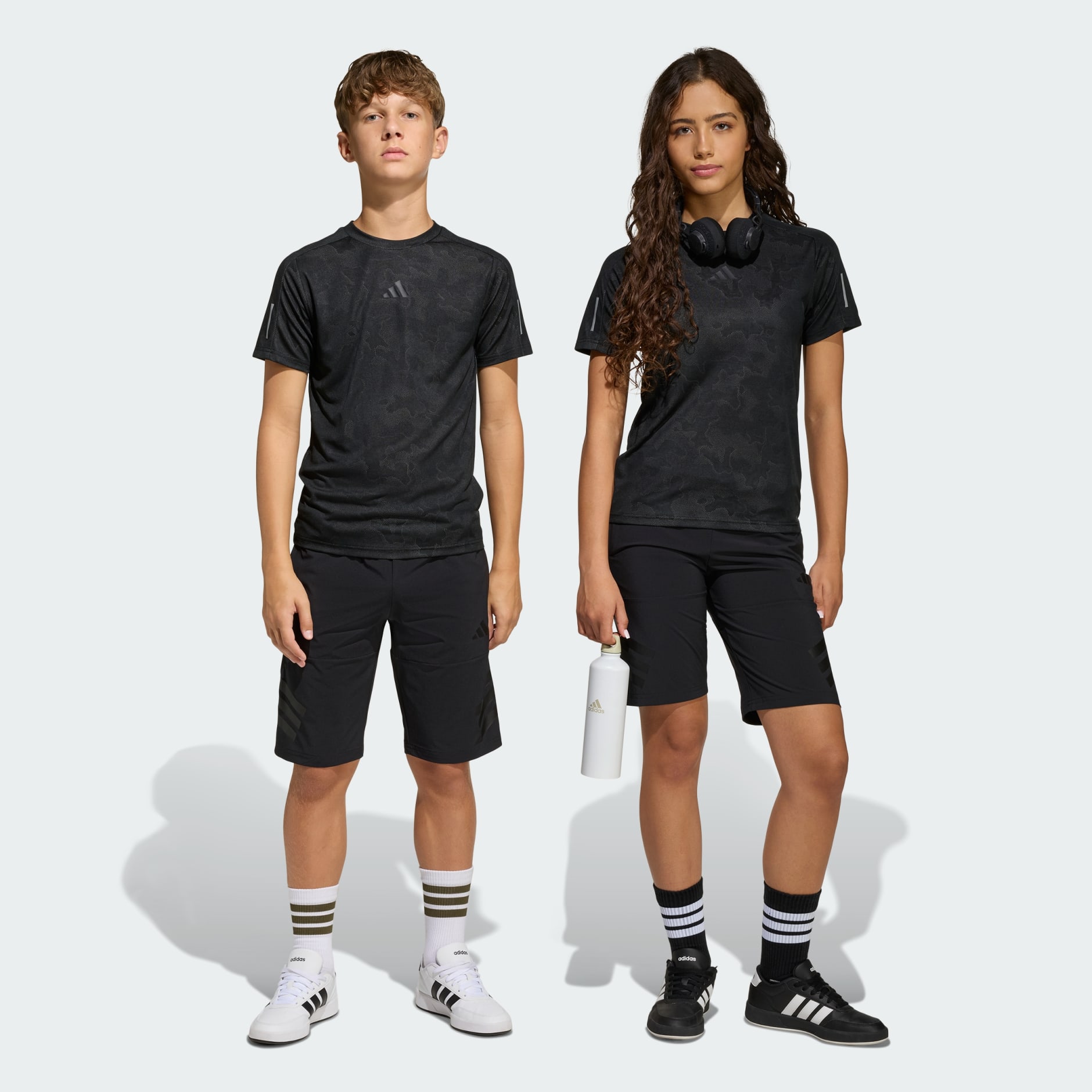 PANTALONI SCURȚI LUNGI SPORT ICONS 3-STRIPES