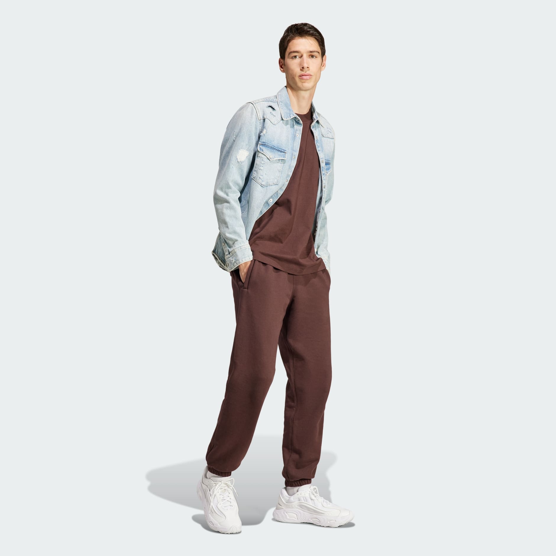 Men's Clothing - Adicolor Contempo Tee - Brown | adidas Oman