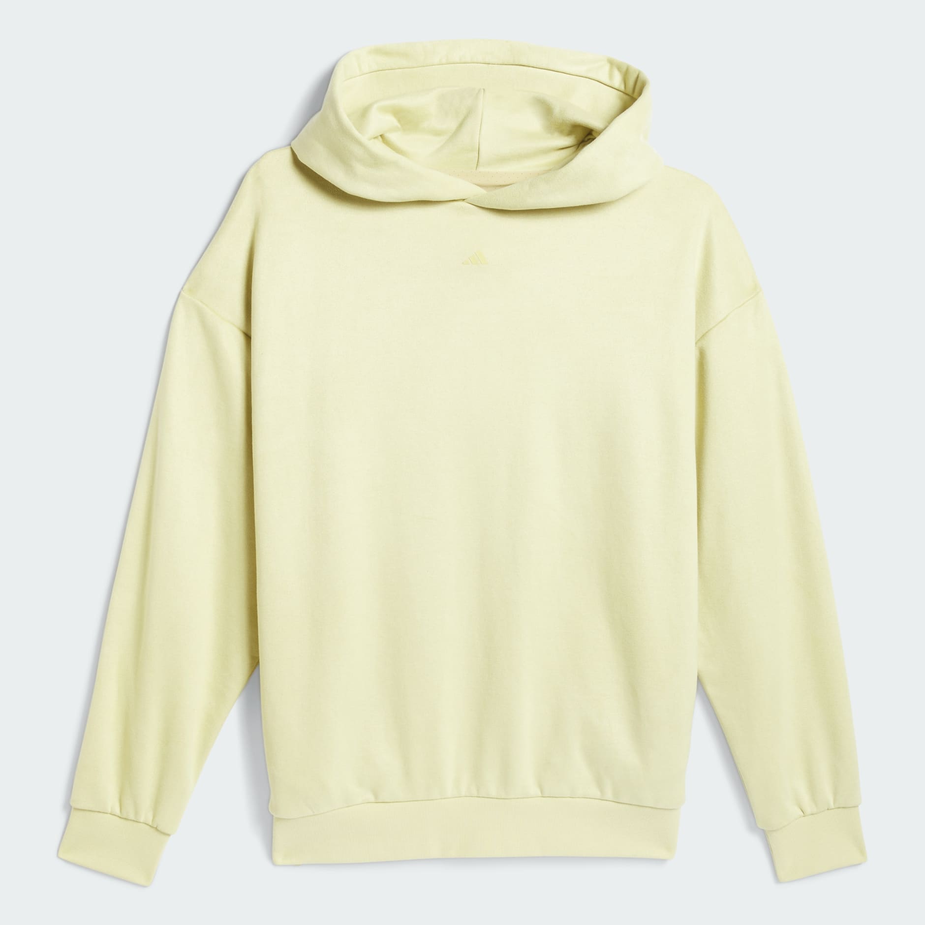 Clothing - Basketball Sueded Hoodie - Yellow | adidas South Africa