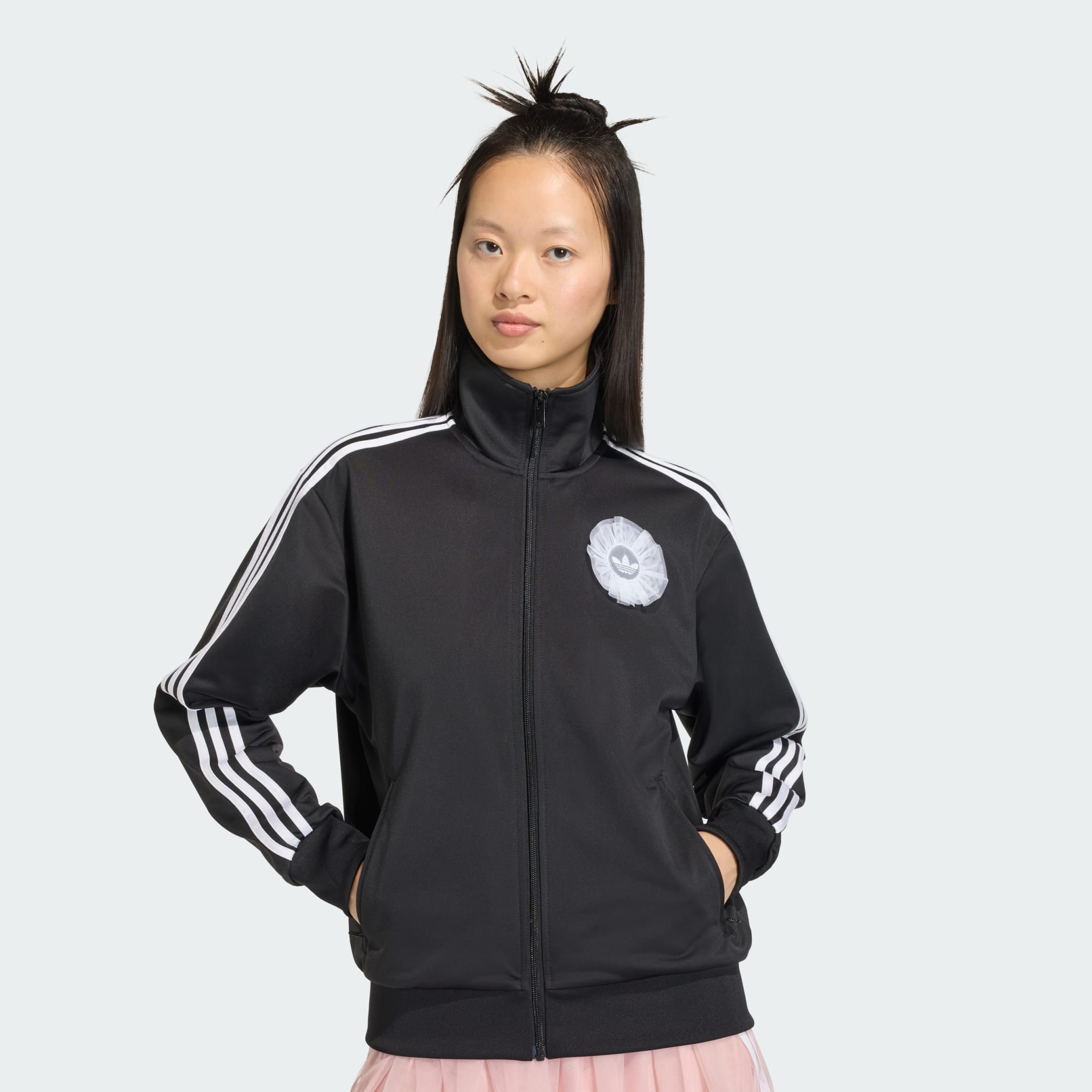 ADIDAS ORIGINALS LACE BRANDING FB TT Tracksuit Top