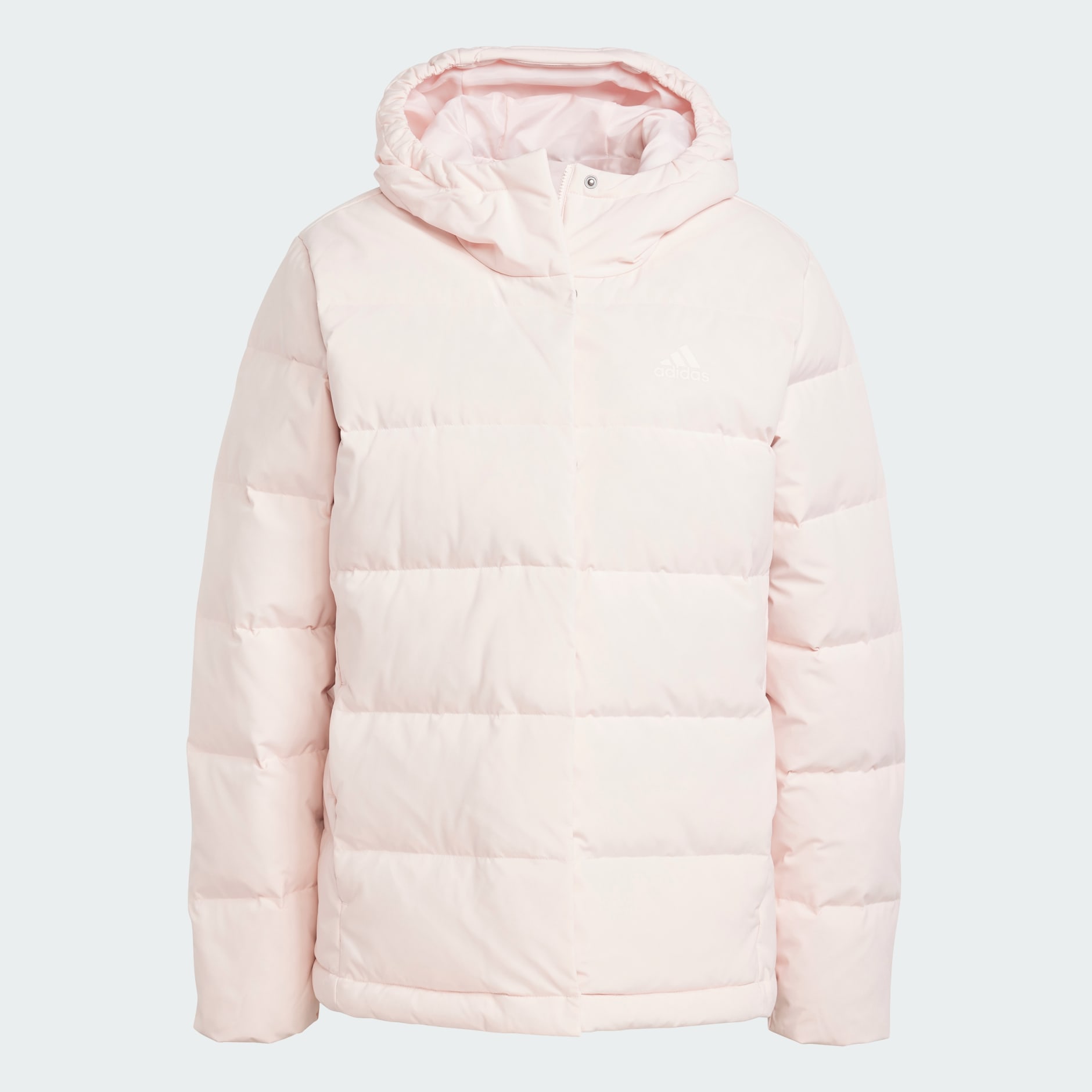 最新アディダスレディースHelionic Hooded Down Jacket選べる3色 CLOTHING - Helionic Hooded Down Jacket - Pink | adidas Oman