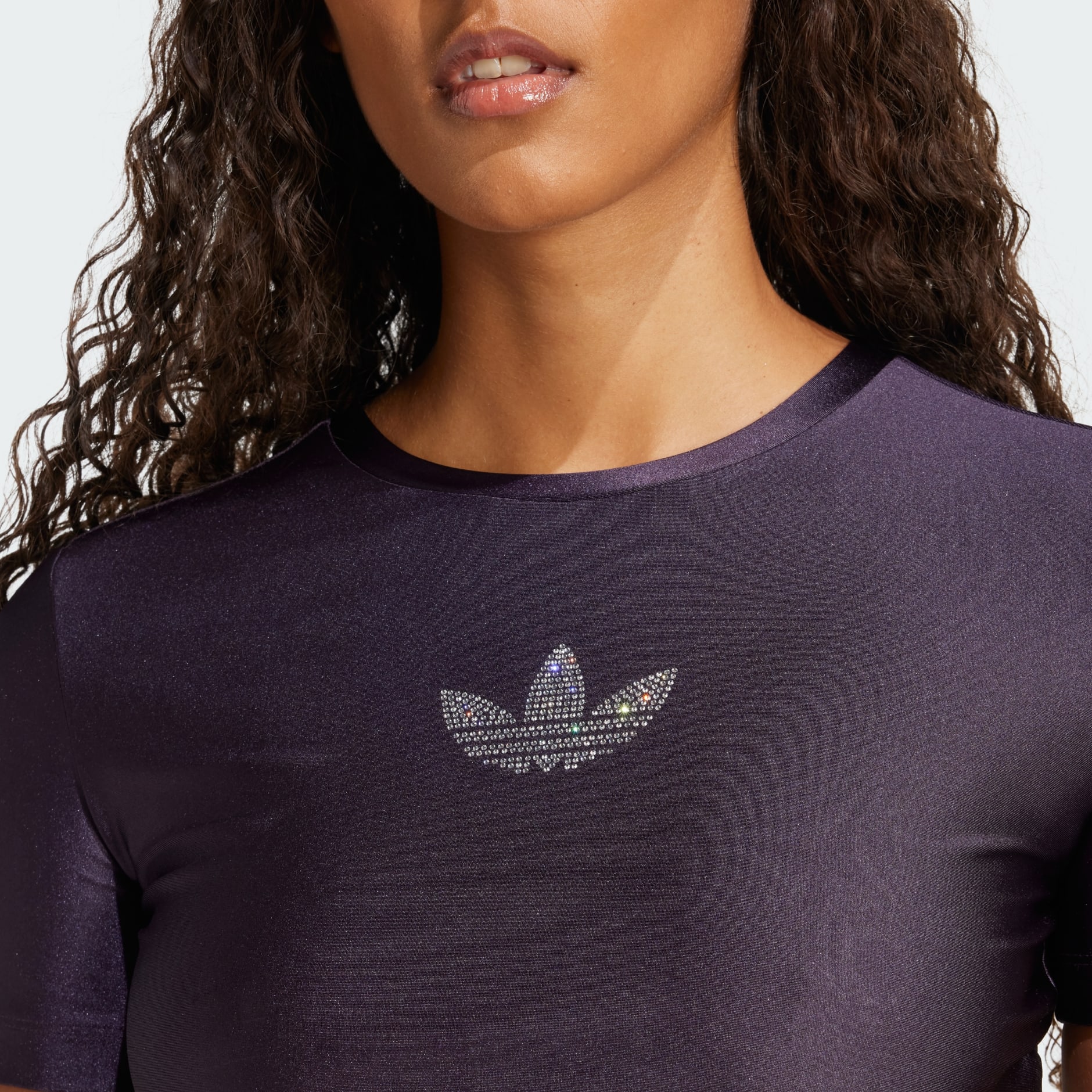 Adidas originals slim fit trefoil t shirt online