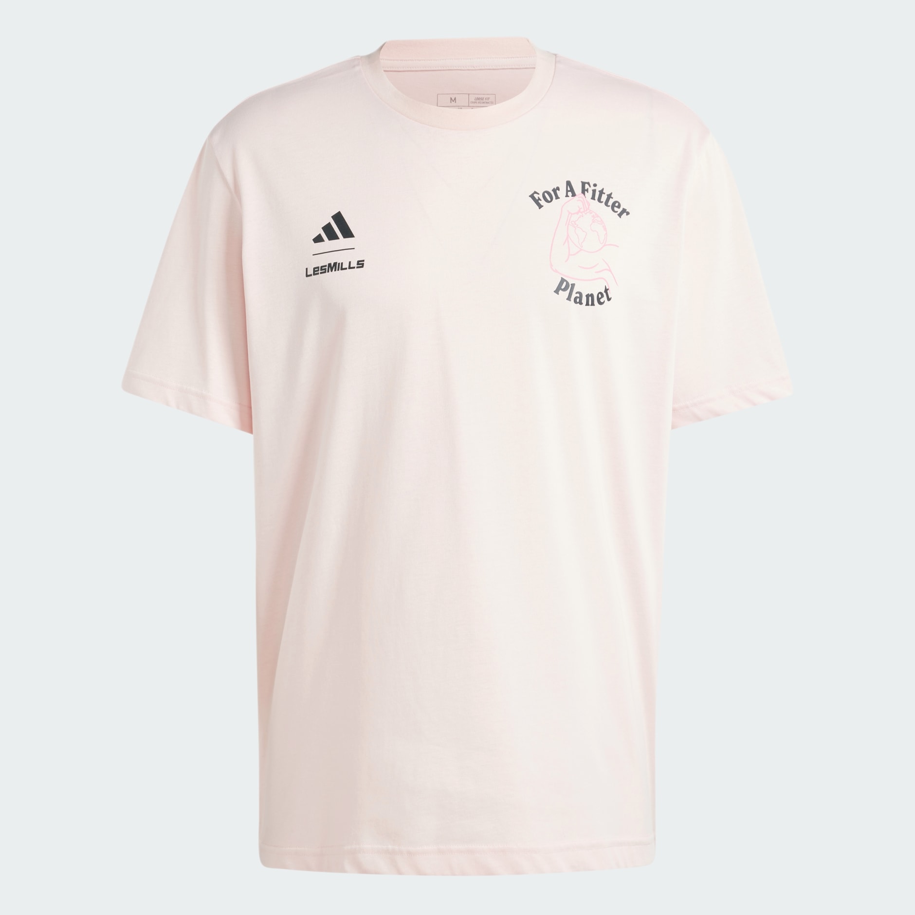 早い者勝ち adidas Les Mills For A Fitter Planet Tシャツ adidas Les Mills For A Fitter Planet Graphic Tee - Black