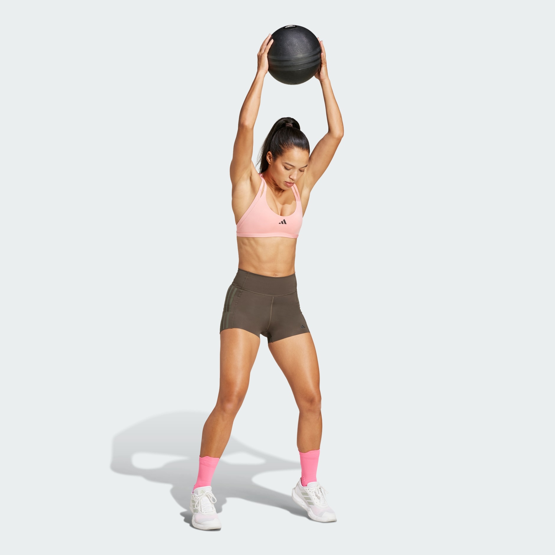 Optime 4-Inch Raw-Cut-Hem Leggings
