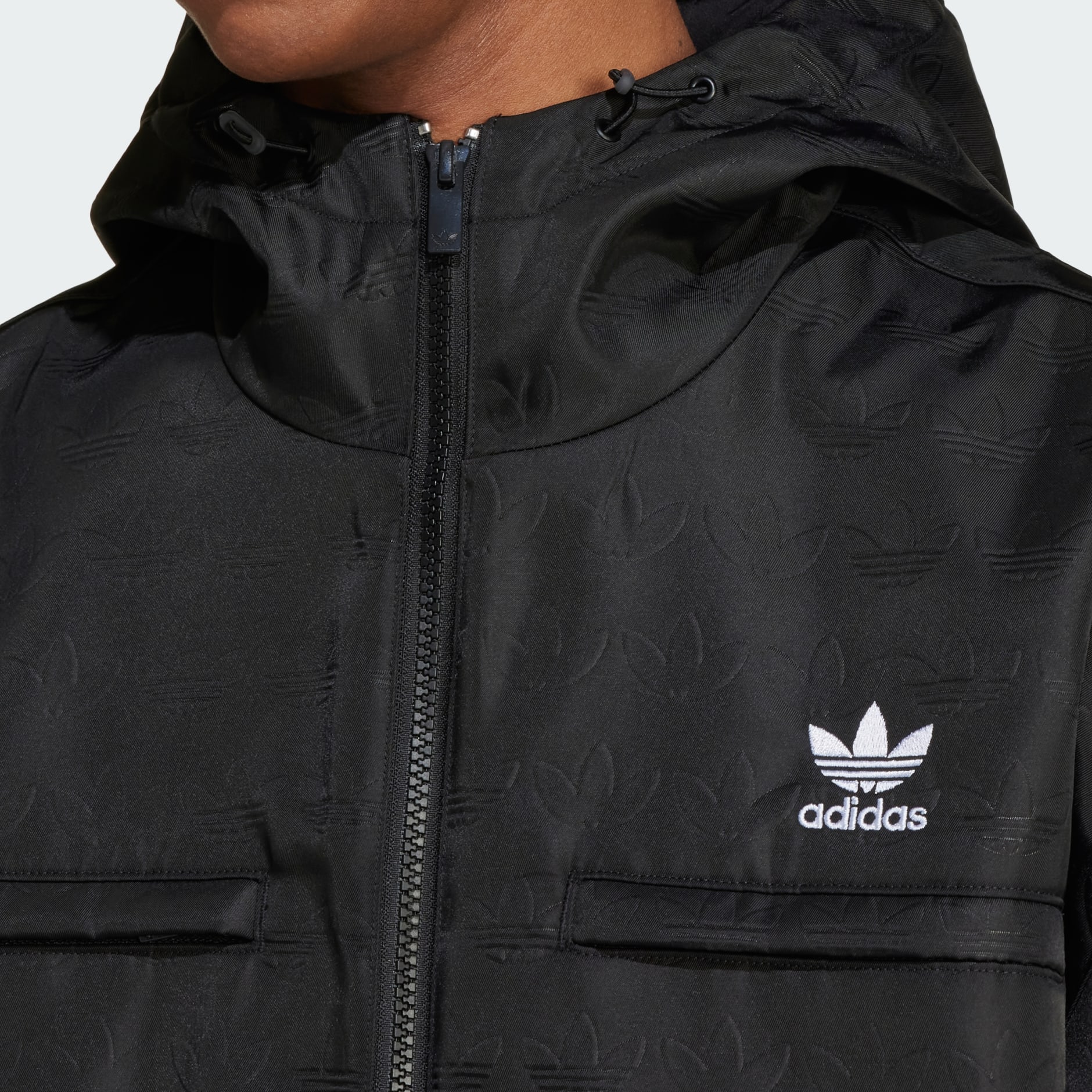 Adidas Originals factory Monogram Windbreaker Jacket