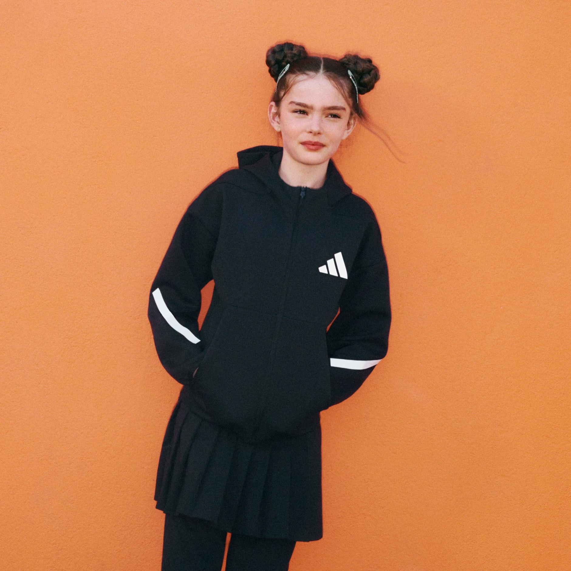adidas adidas Z.N.E. Full-Zip Hooded Track Jacket - Black