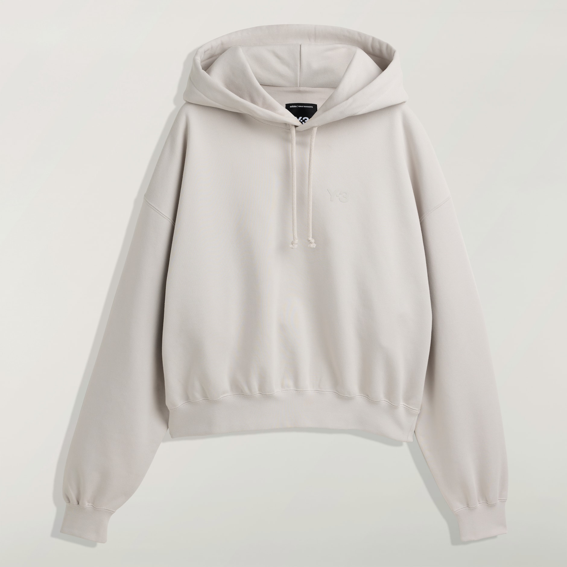 Hanorac larg din material plușat periat Y-3