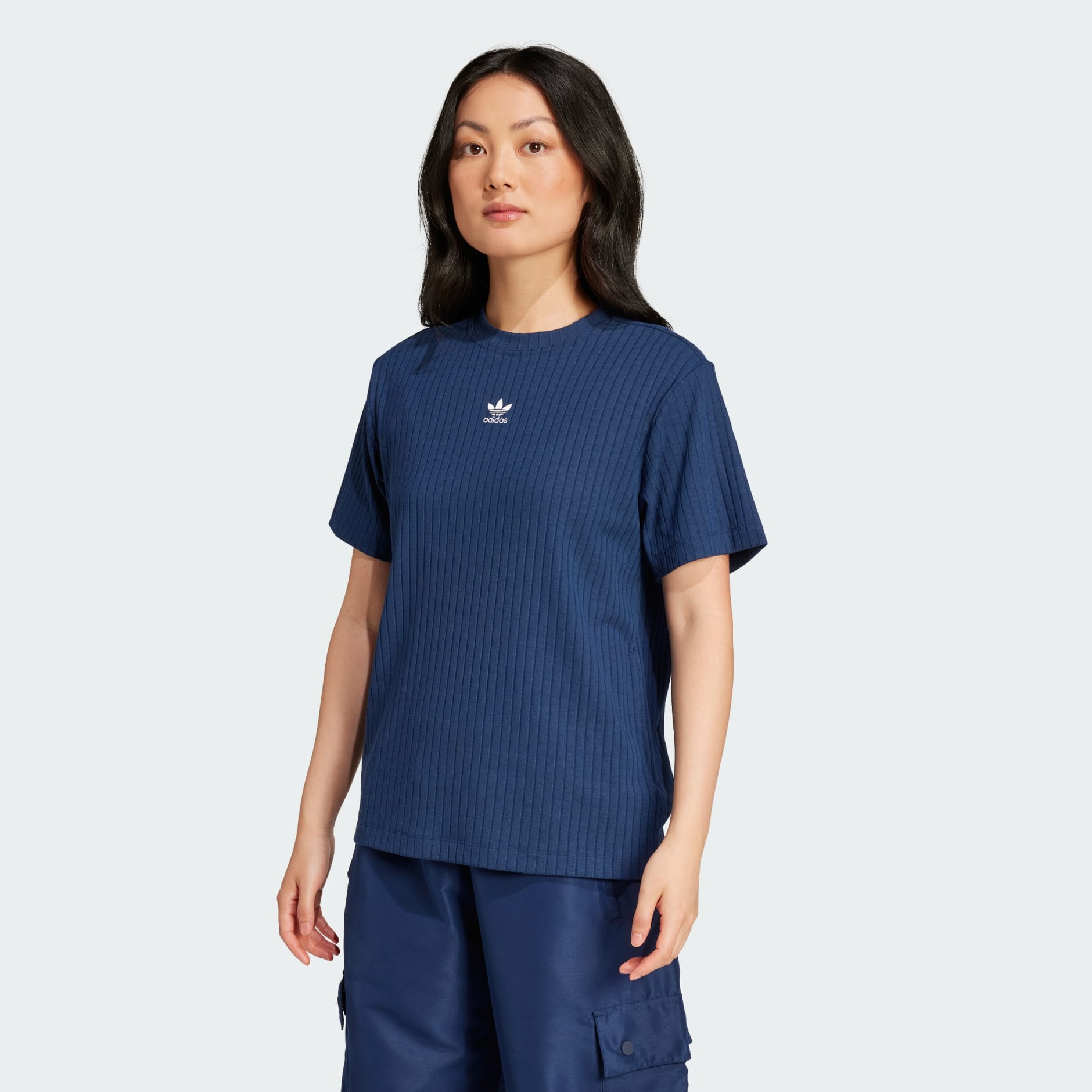 Camiseta Essentials Acanalado Ancho