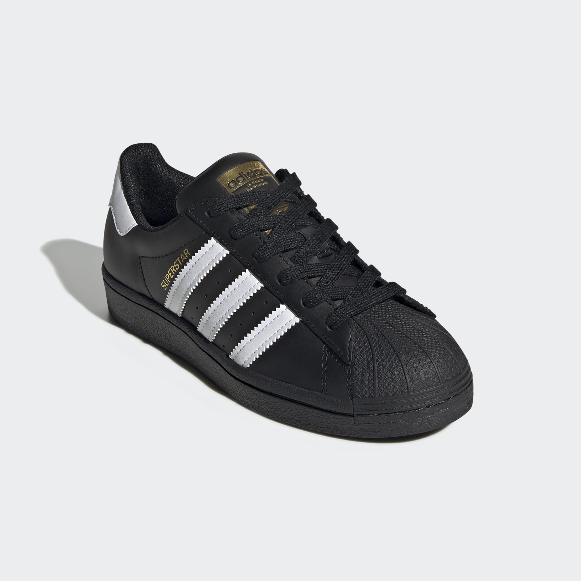 Superstar shoes 2025 black and gold