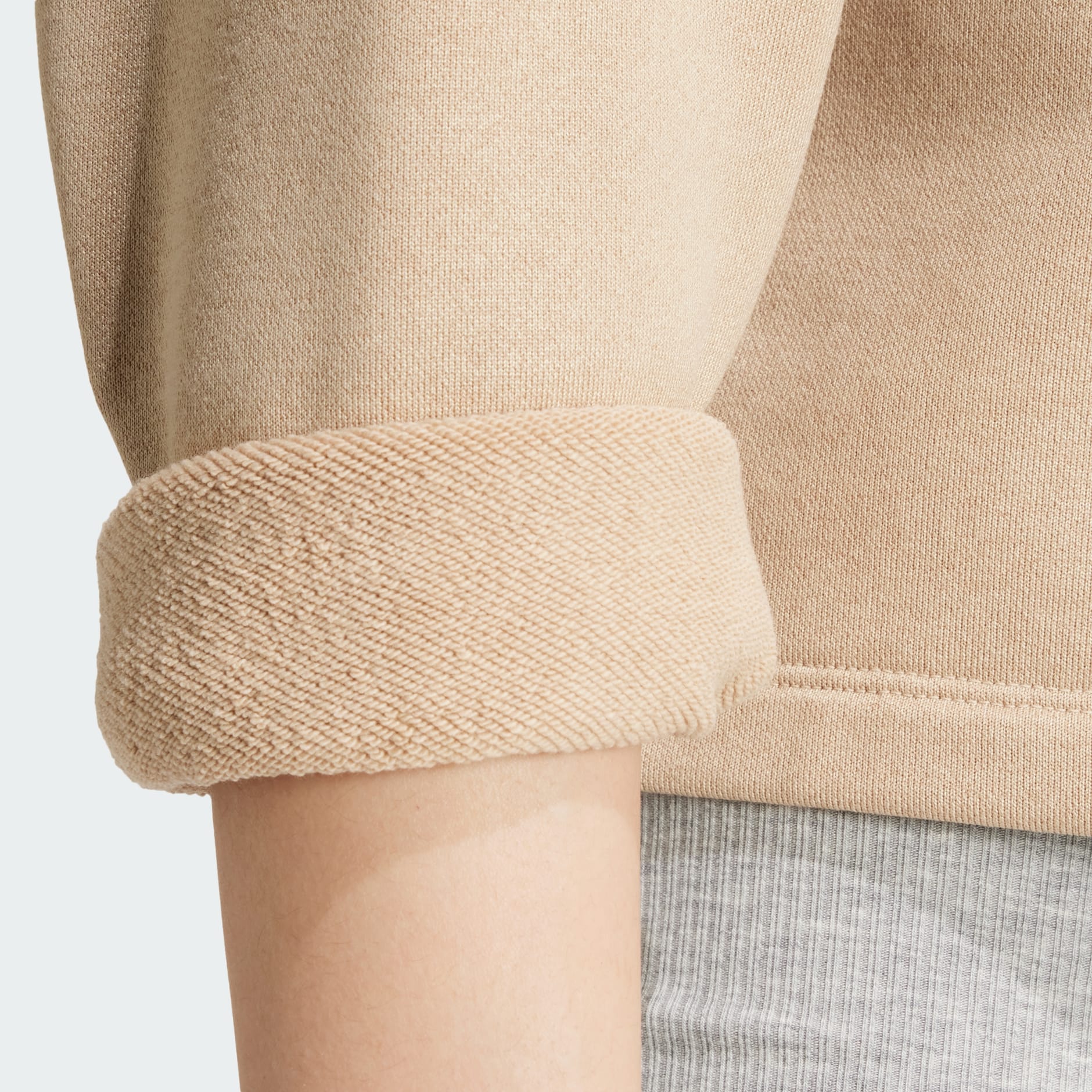 Trefoil Cropped Hoodie