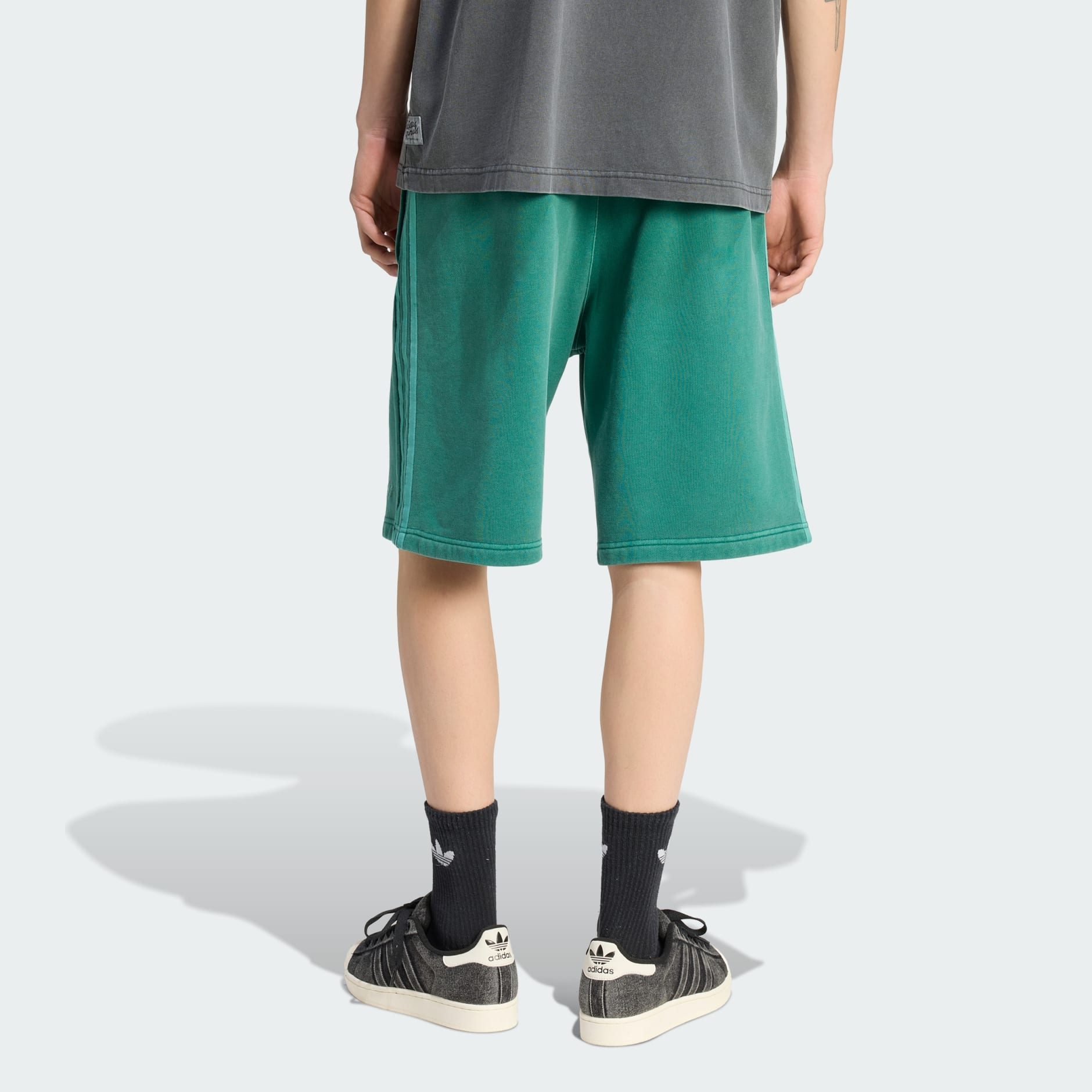 ADIDAS ORIGINALS - WASHED GRAPHICS BASKETBALL SHORTS