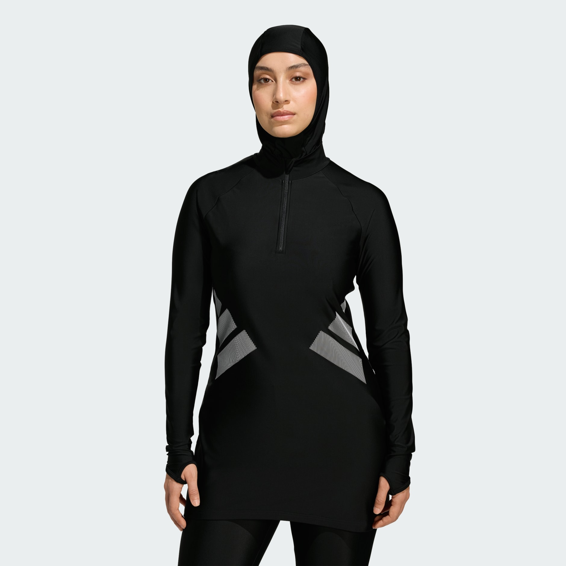 BIG BARS LONG SLEEVE SWIM TOP