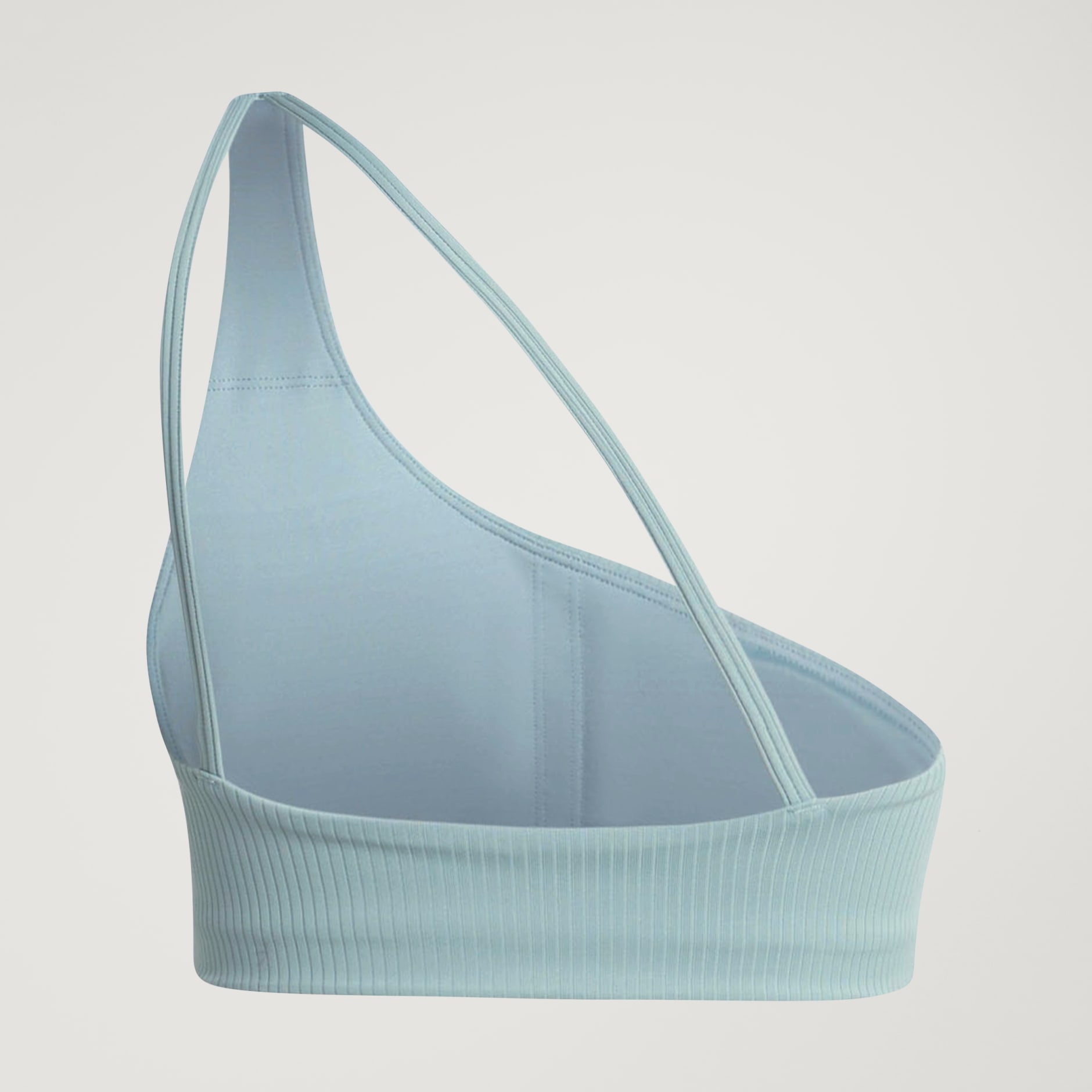 Sutien de antrenament Optime su striații, un umăr gol și susținere ușoară