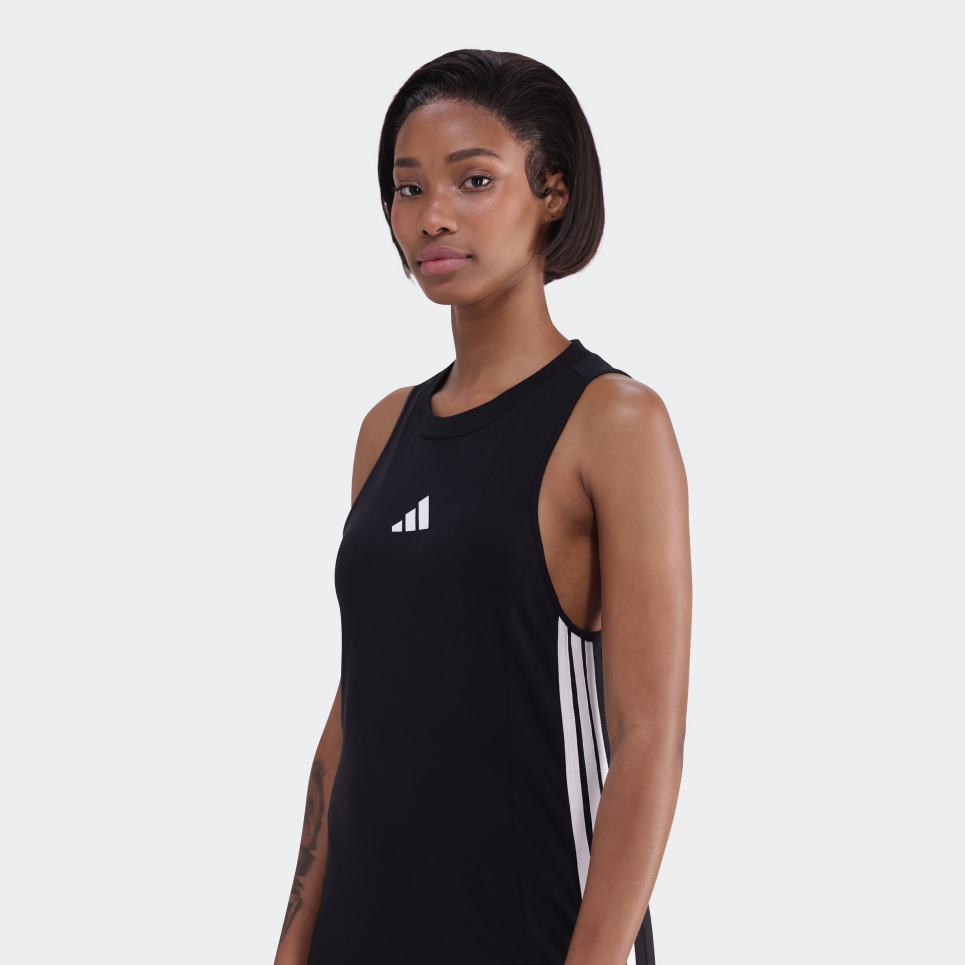 Essentials 3-Stripes Long Racerback Dress