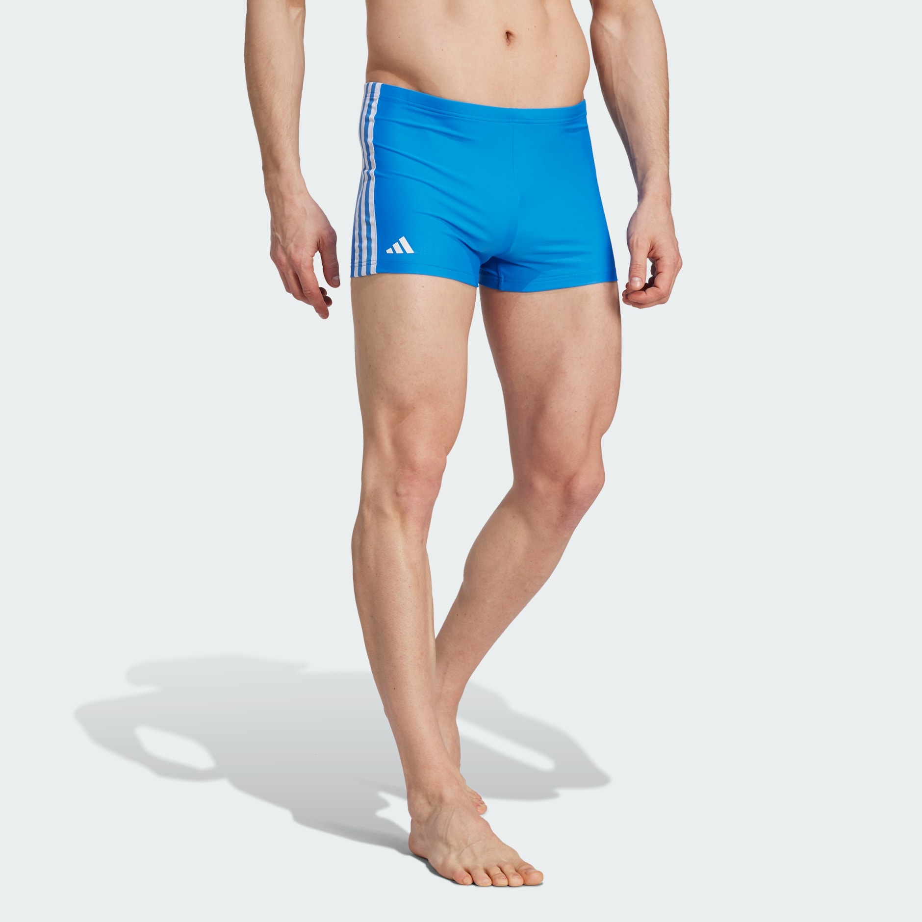 Clothing Classic 3 Stripes Swim Boxers Blue adidas South Africa