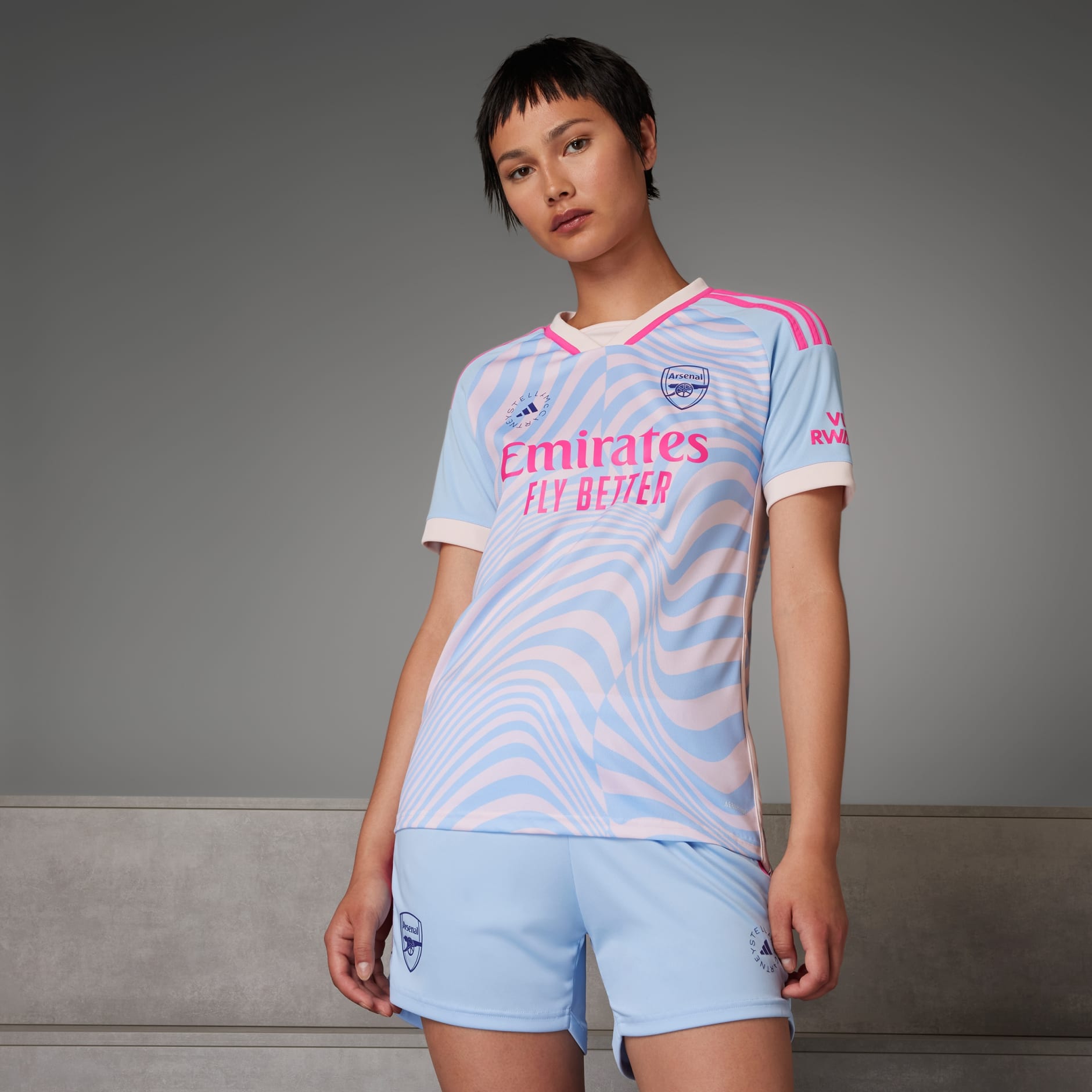 Women's Clothing - Arsenal x adidas by Stella McCartney Shorts - Blue