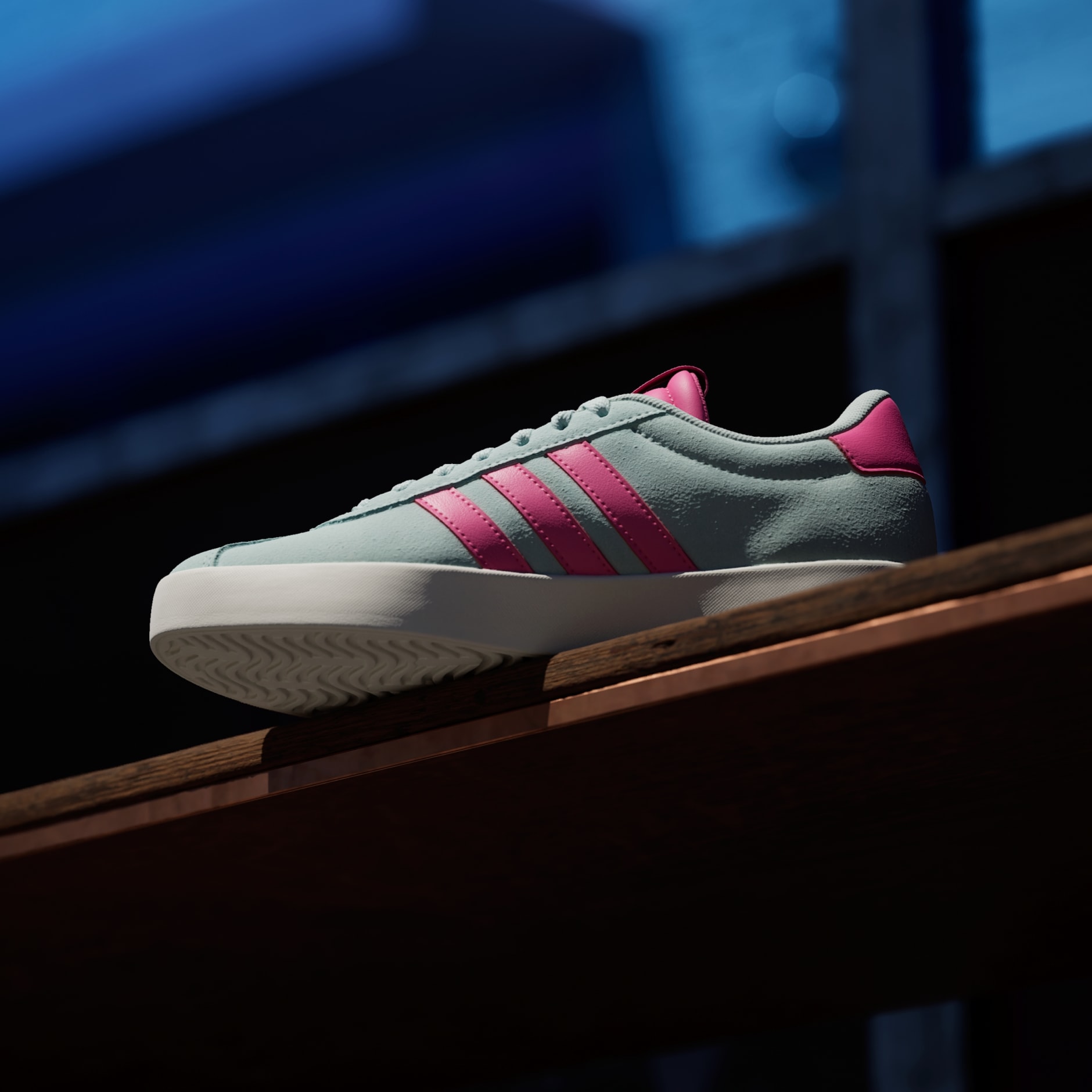 SHOES - VL Court 3.0 Shoes - Turquoise | adidas Oman
