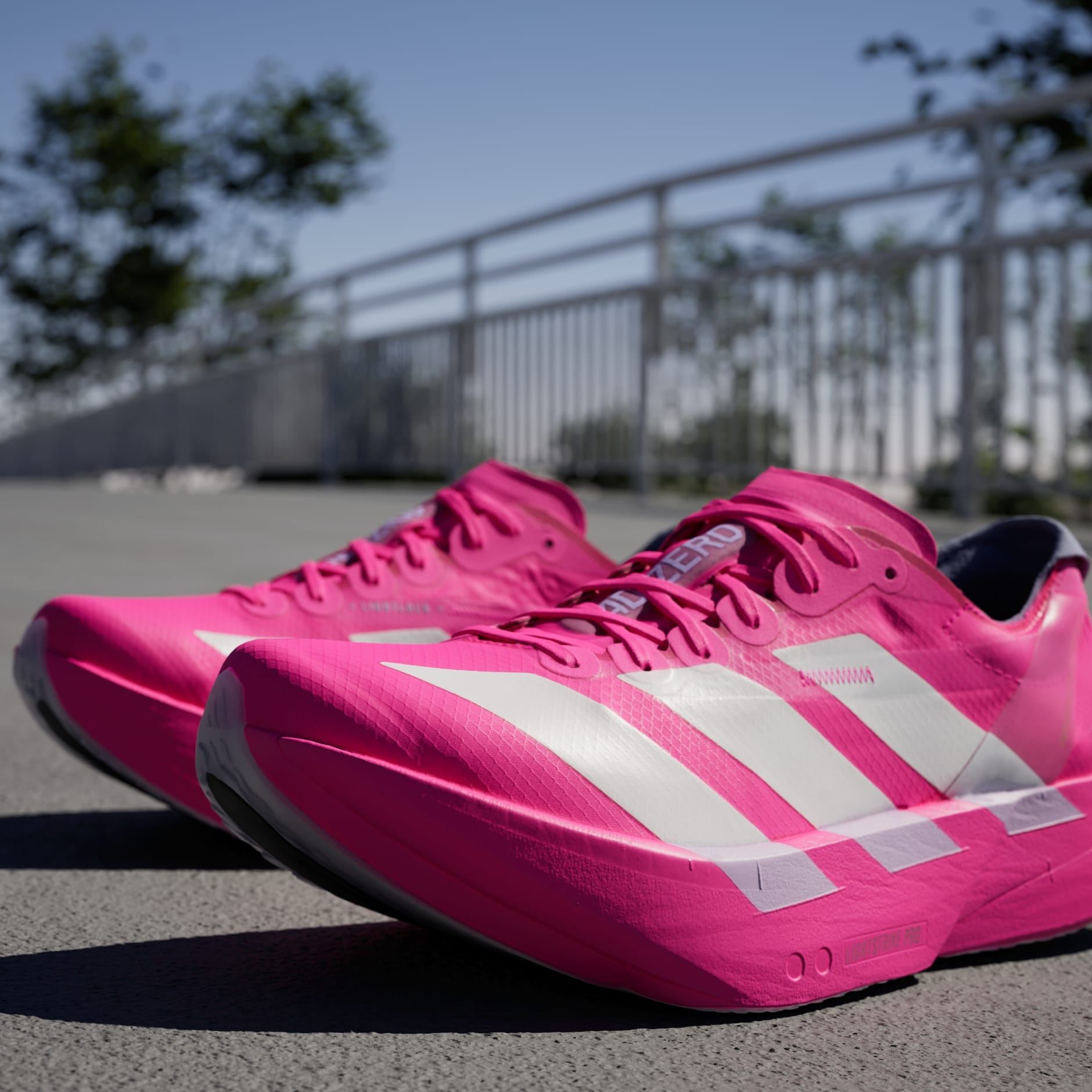 adidas Adios Pro 4 ホワイト/ブラック/ピンク 27cm adidas Adizero Adios Pro 4 Sneakers - White | Free Shipping
