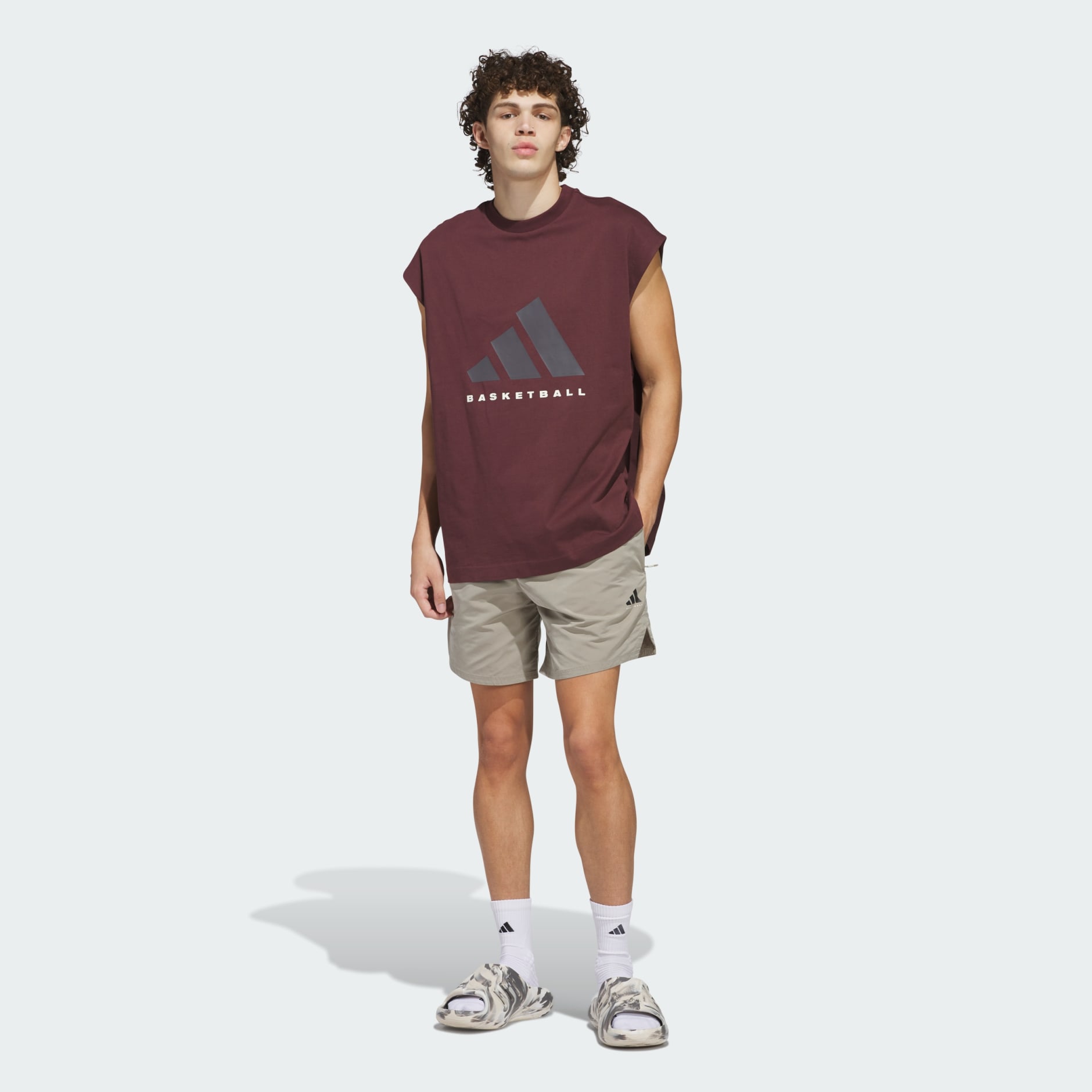 adidas Basketball 無袖 T 恤(中性)
