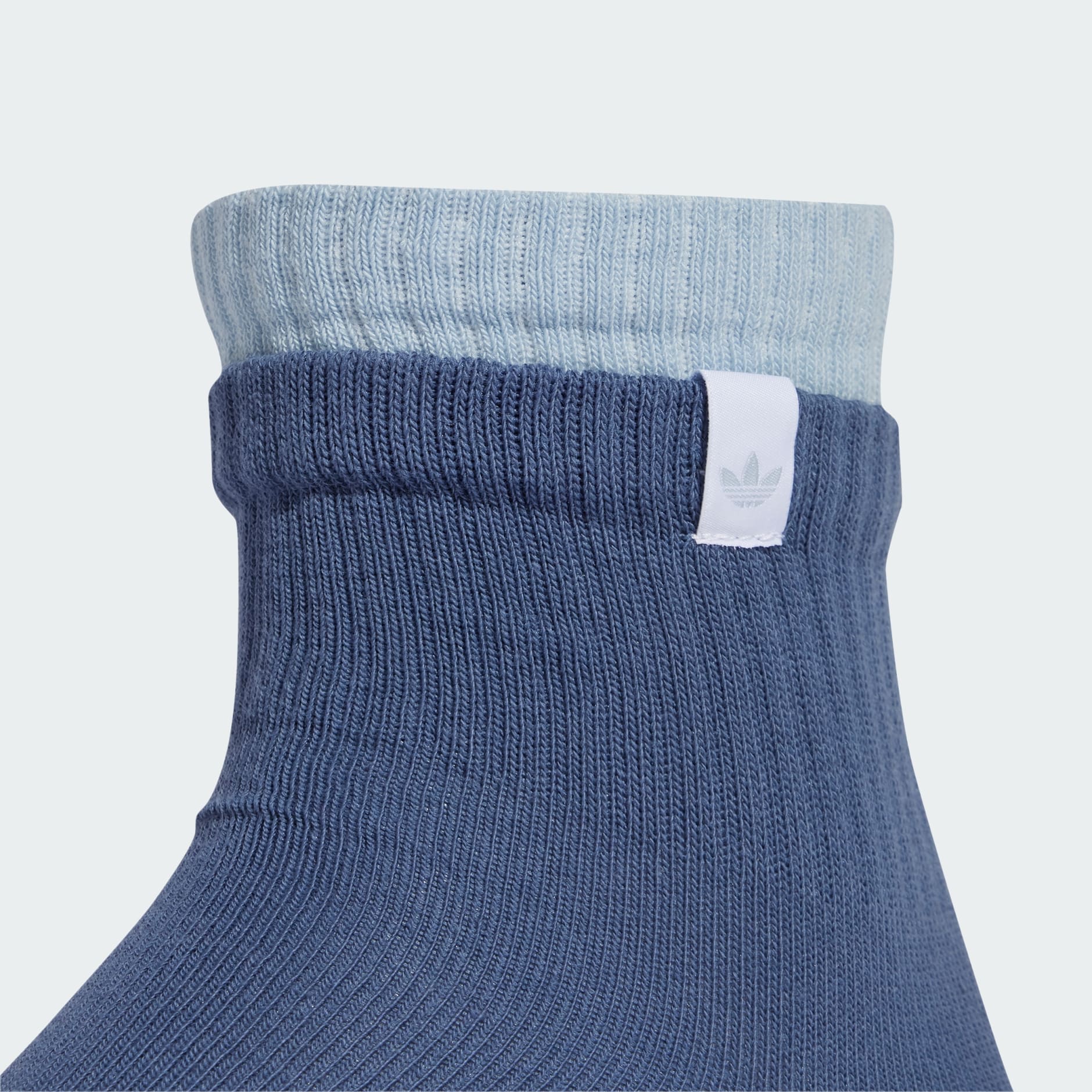 Two-Layer Mid Ankle Socks 2 Pairs