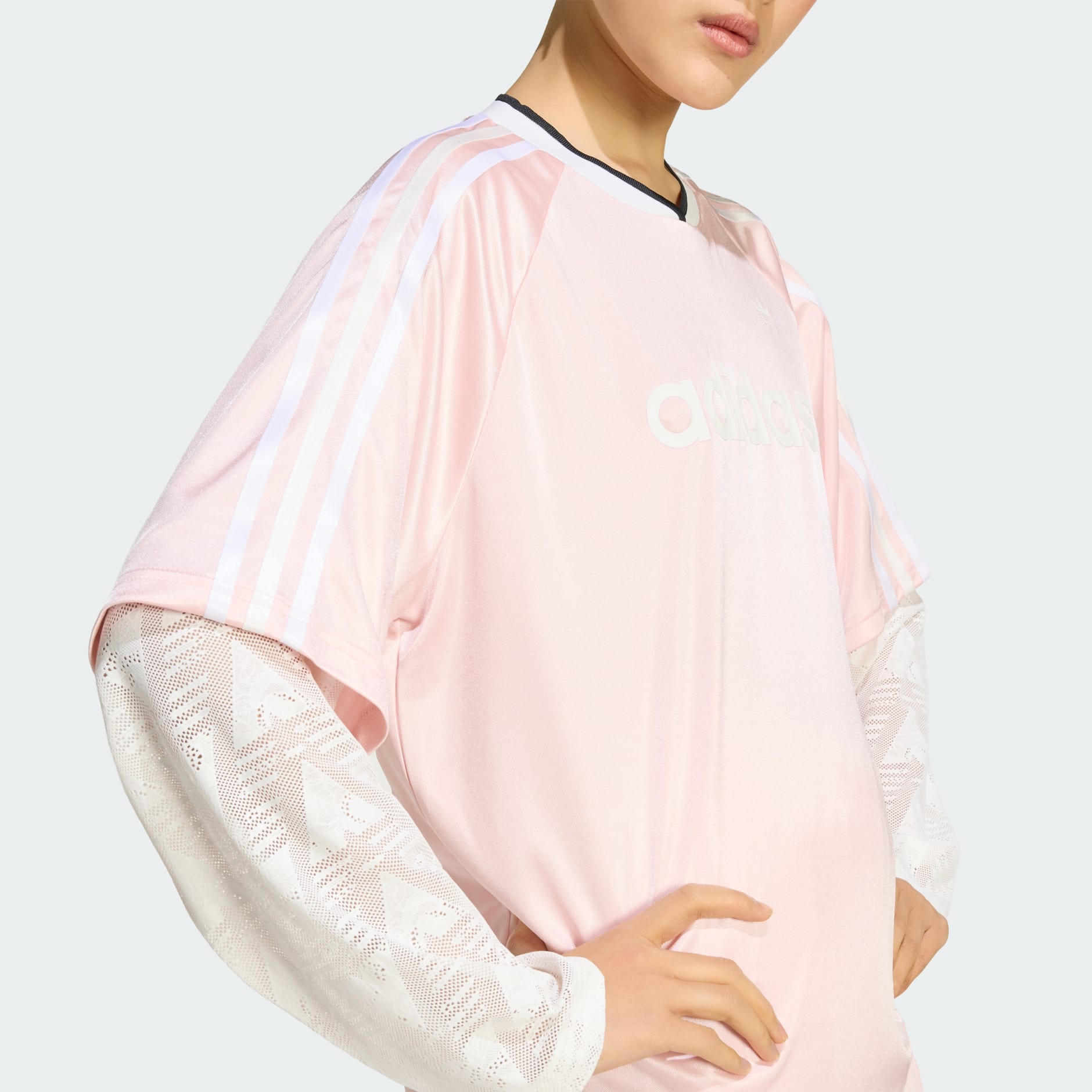 LACE LONG-SLEEVE JERSEY