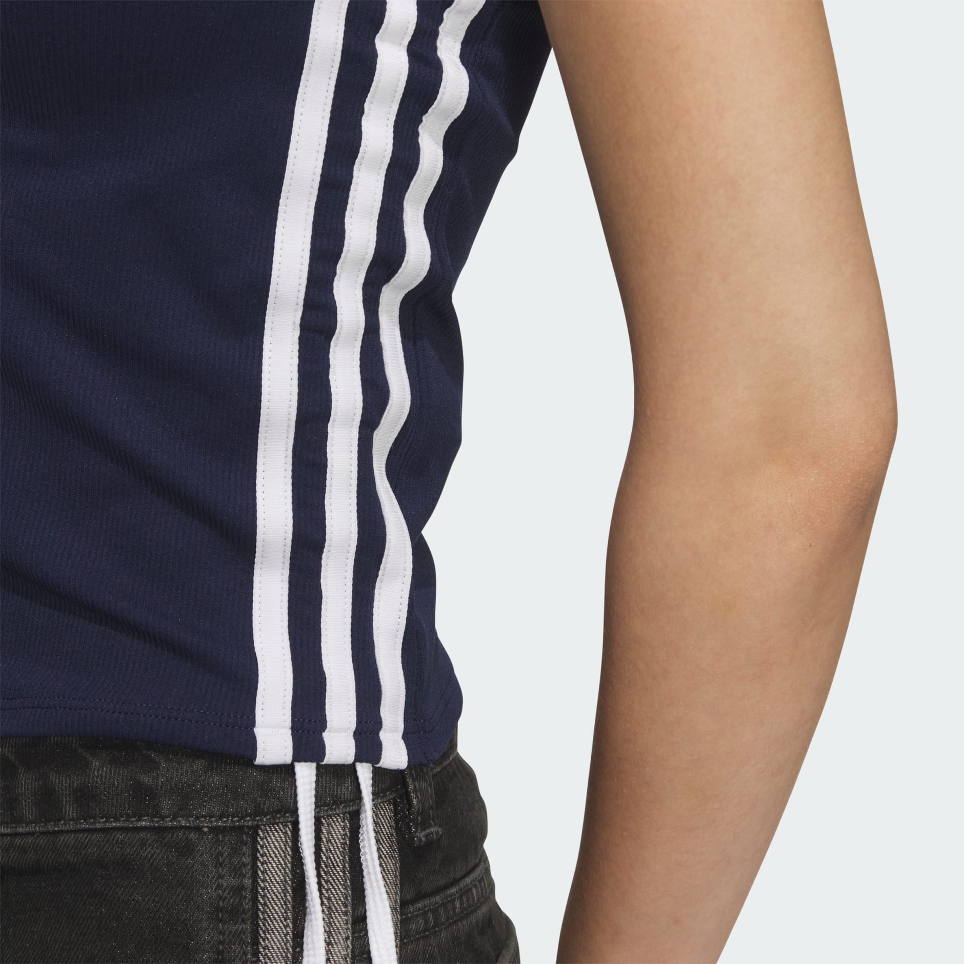 海外限定M Adidas スポーツパッドタンクトップ ネイビー KE3887 3-Stripes Drawstring Padded Tank Top - Blue | adidas Hong Kong
