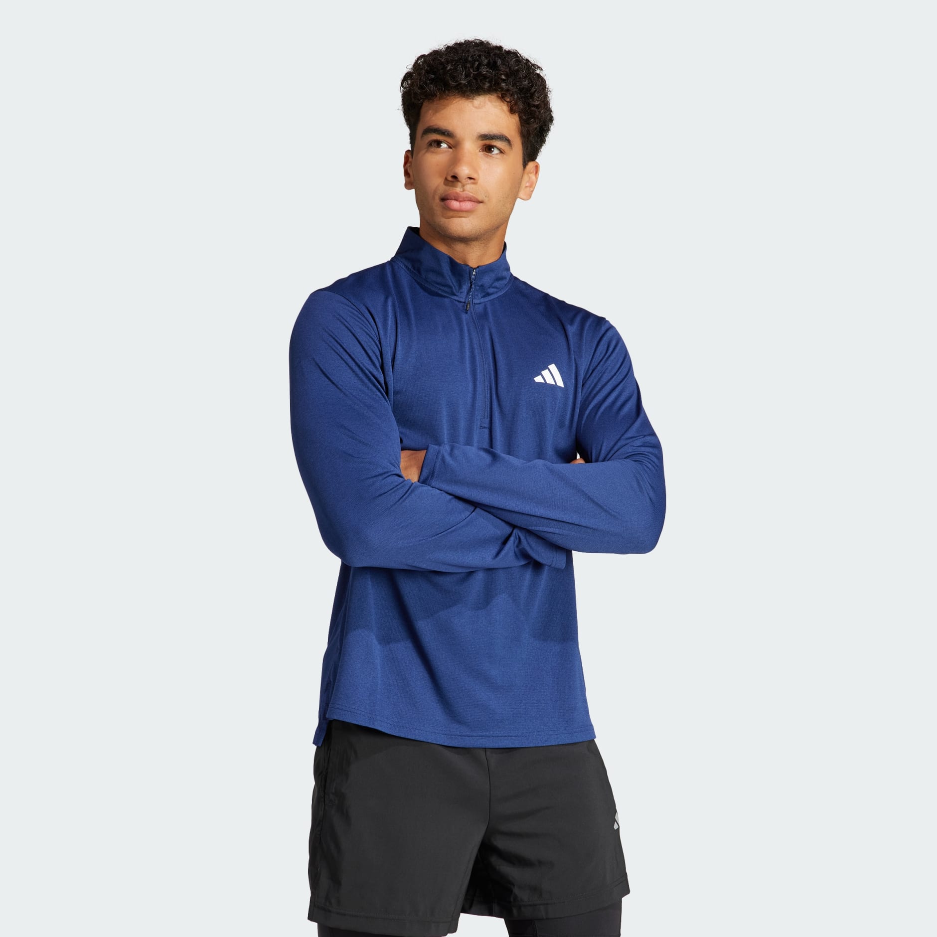 Adidas men's training essentials tech long sleeve tee deals