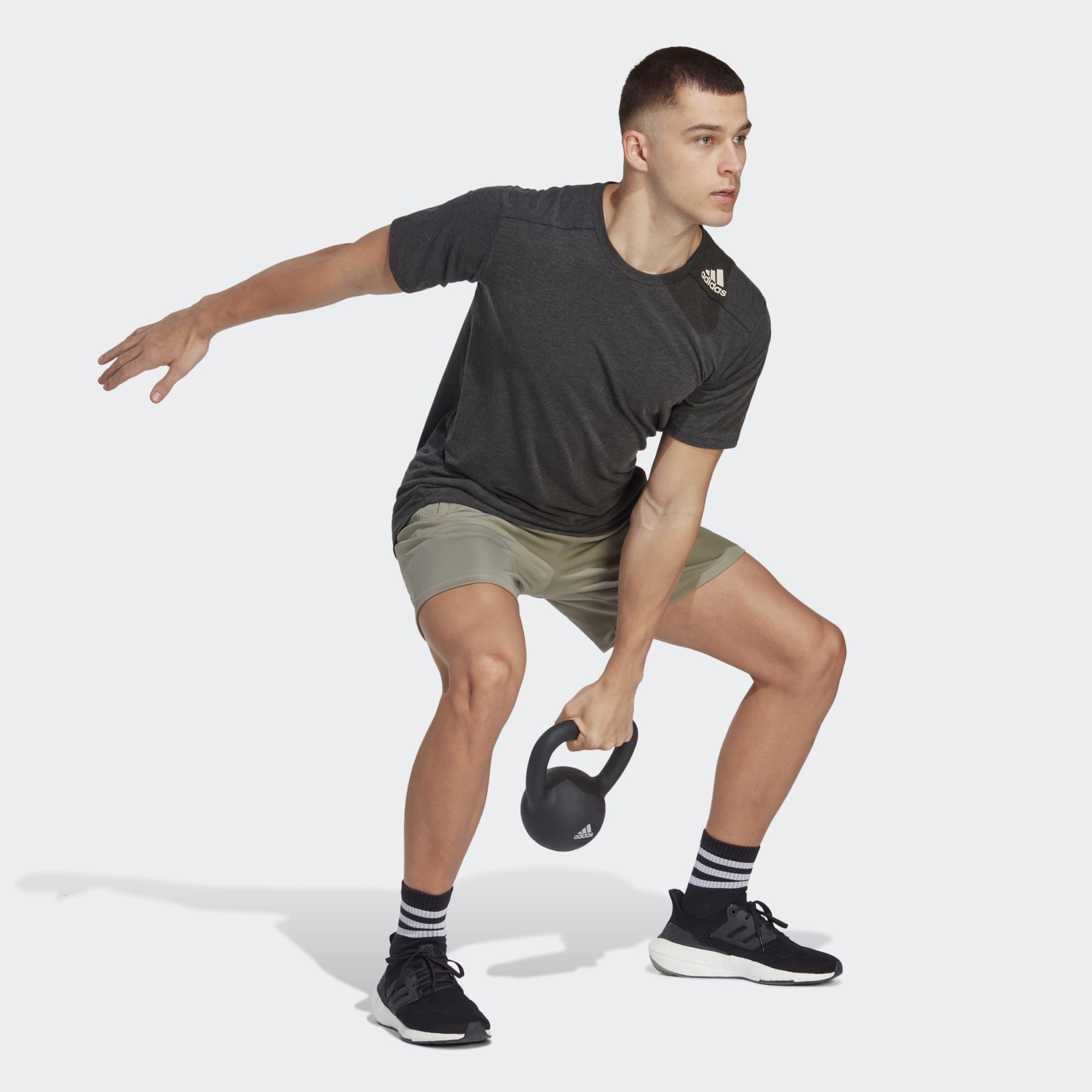 adidas Train Essentials Seasonal Training Shorts - Green | adidas UAE