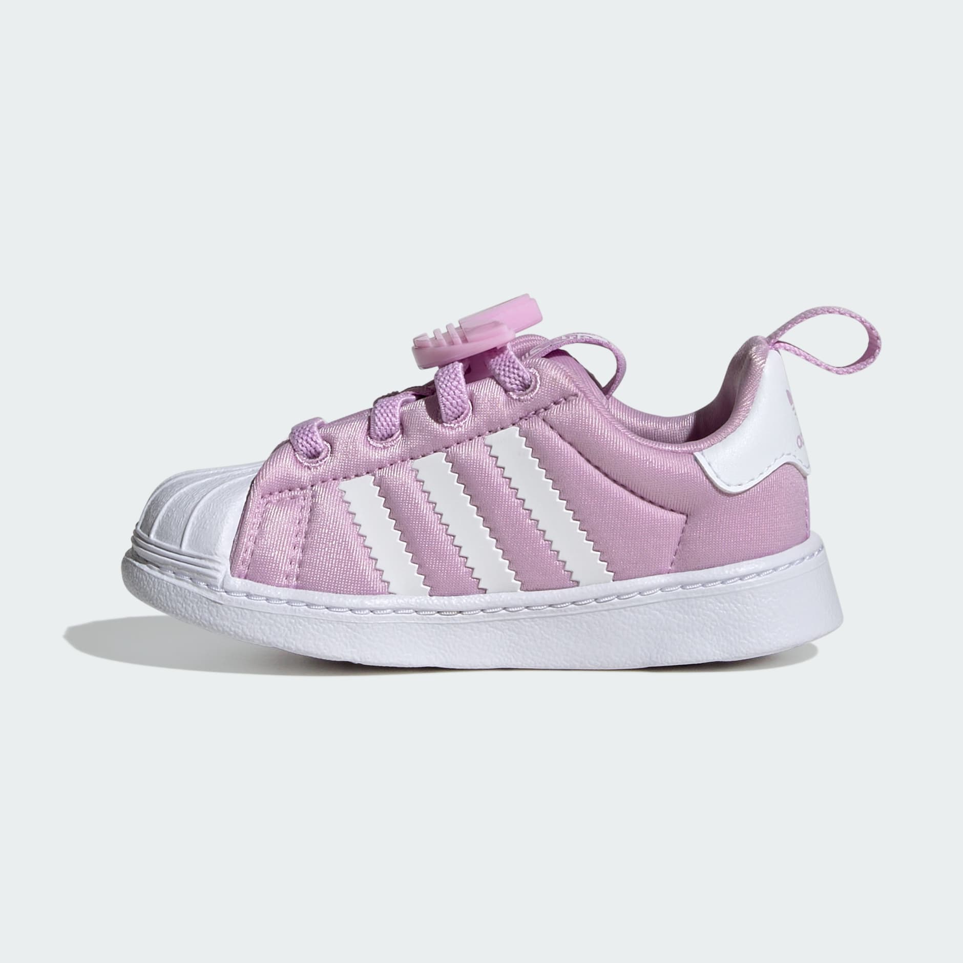 Adidas superstar shops slip on kids purple